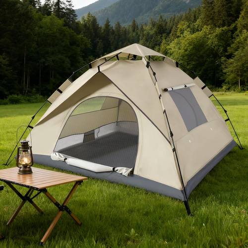 3 4 215 215 130cm up large camping tent outdoor shelter for separated room portable with carrying bag for