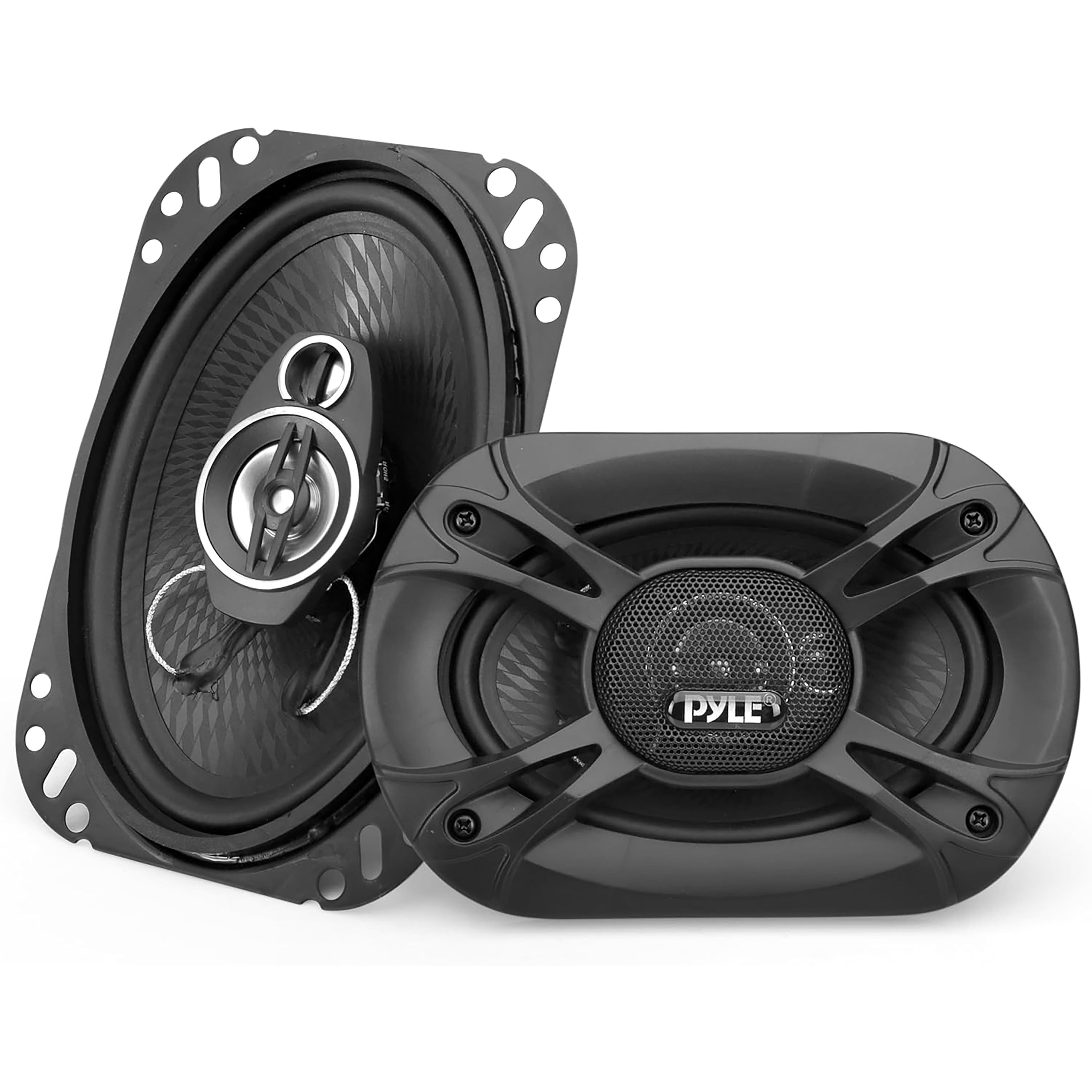 TEMU Altoparlanti per Stereo Auto Universali 3 Vie da 300W , Altoparlanti Triaxiali da 4" x 6", per Montaggio su Porta/Pannello Laterale