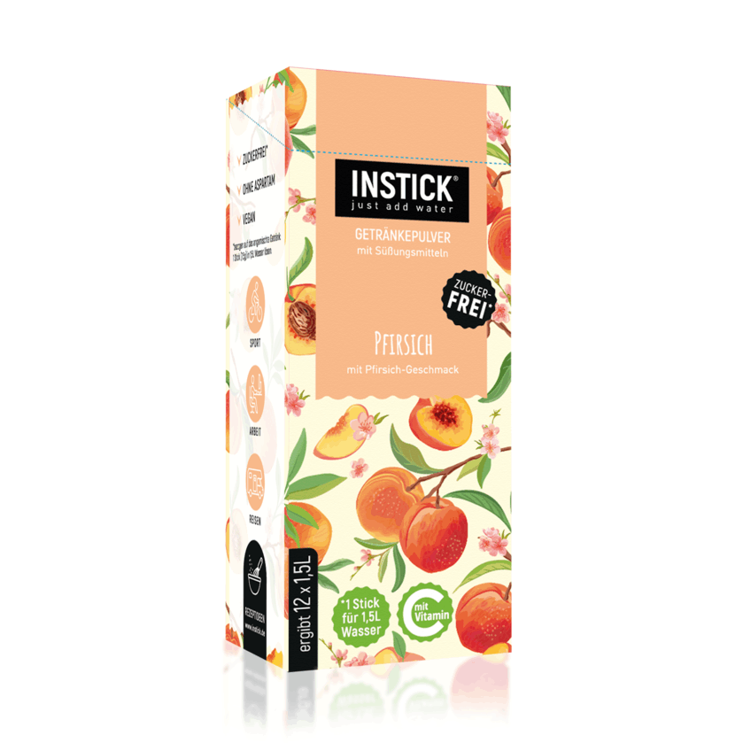 Instick Peach For 12 X 1.5 L