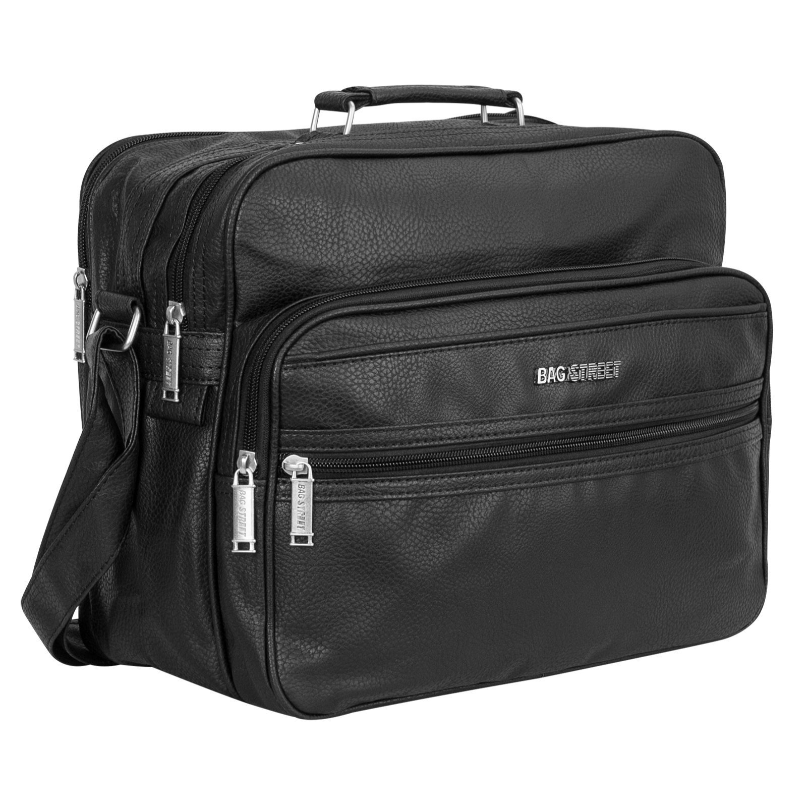 E-shop Herrentasche Arbeitstasche Umhängetasche Tasche Querformat Schwarz