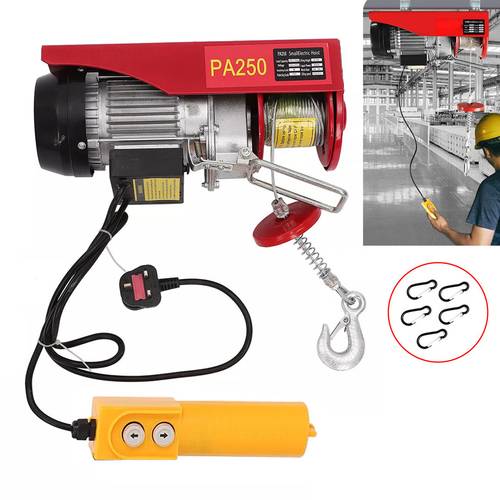 250 winch hoist winch crane workshop garage lifting set new