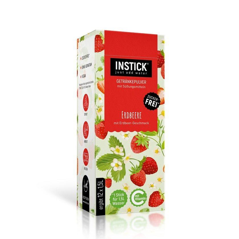 Instick Strawberry For 12 X 1.5 L
