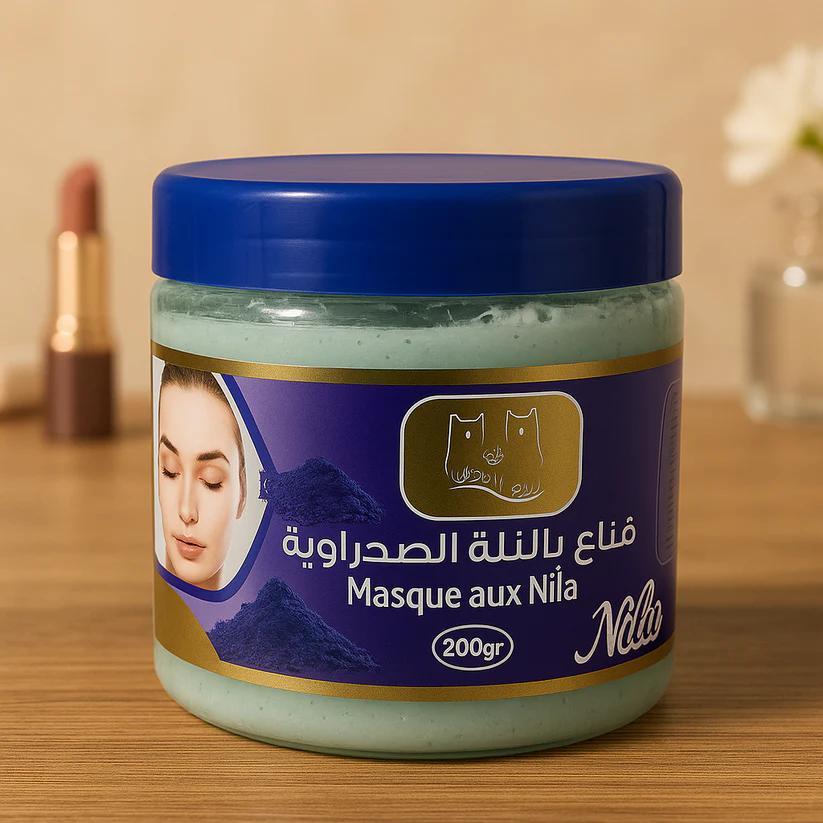 TEMU Masque Bleu en Crème 200 g – Préparation Traditionnelle à l’Emploi – Texture Douce à Appliquer