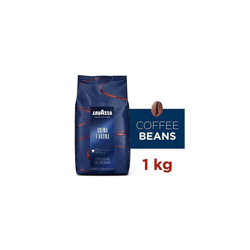 TEMU Lavazza Crema E Aroma Coffee Beans 1kg | Lavazza Premium Roasted Beans | 1 X 1kg