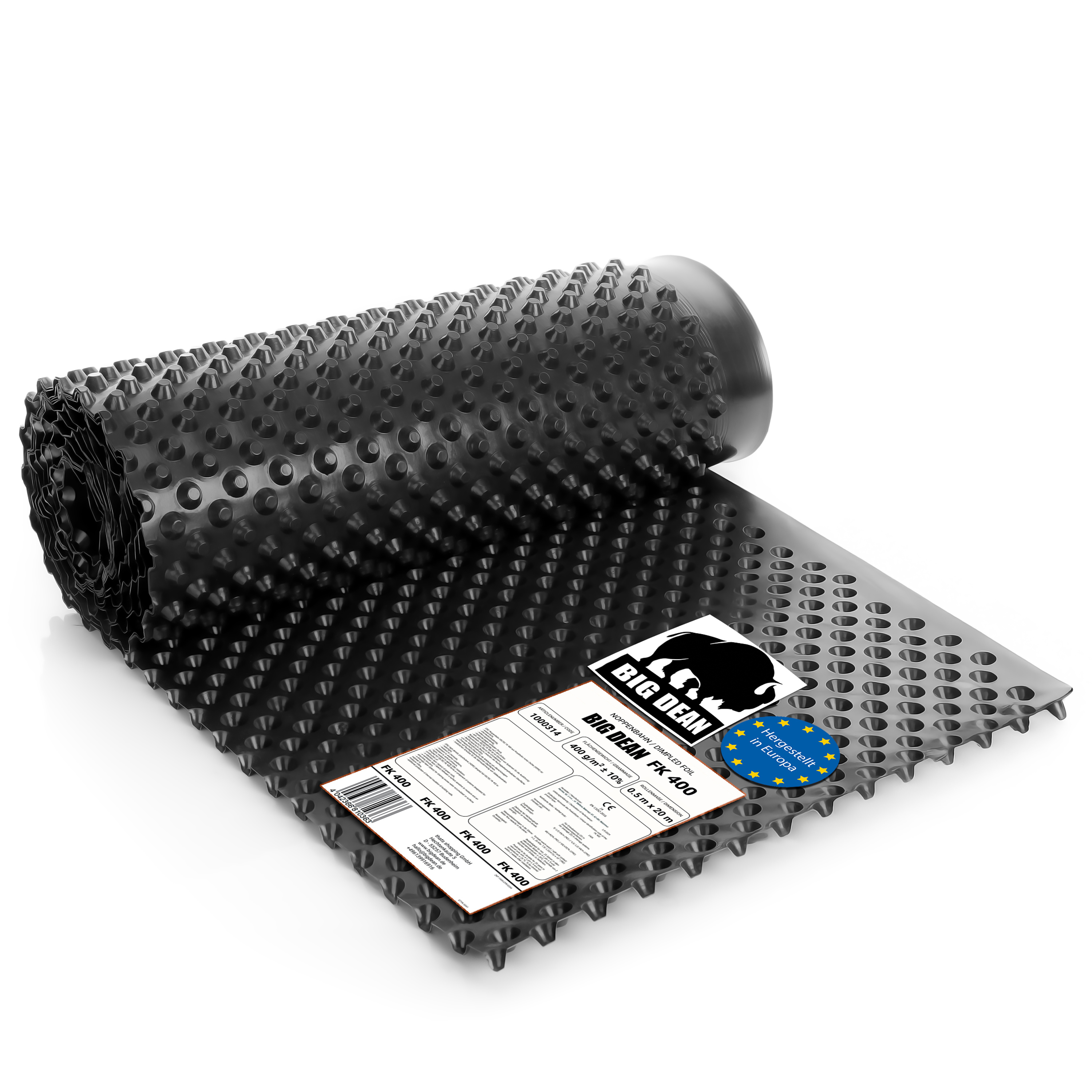 Image of Bigdean Premium 0.5x20m Moisture Protection For Raised Beds And Walls – Extremely Tear-resistant Bubble Film &