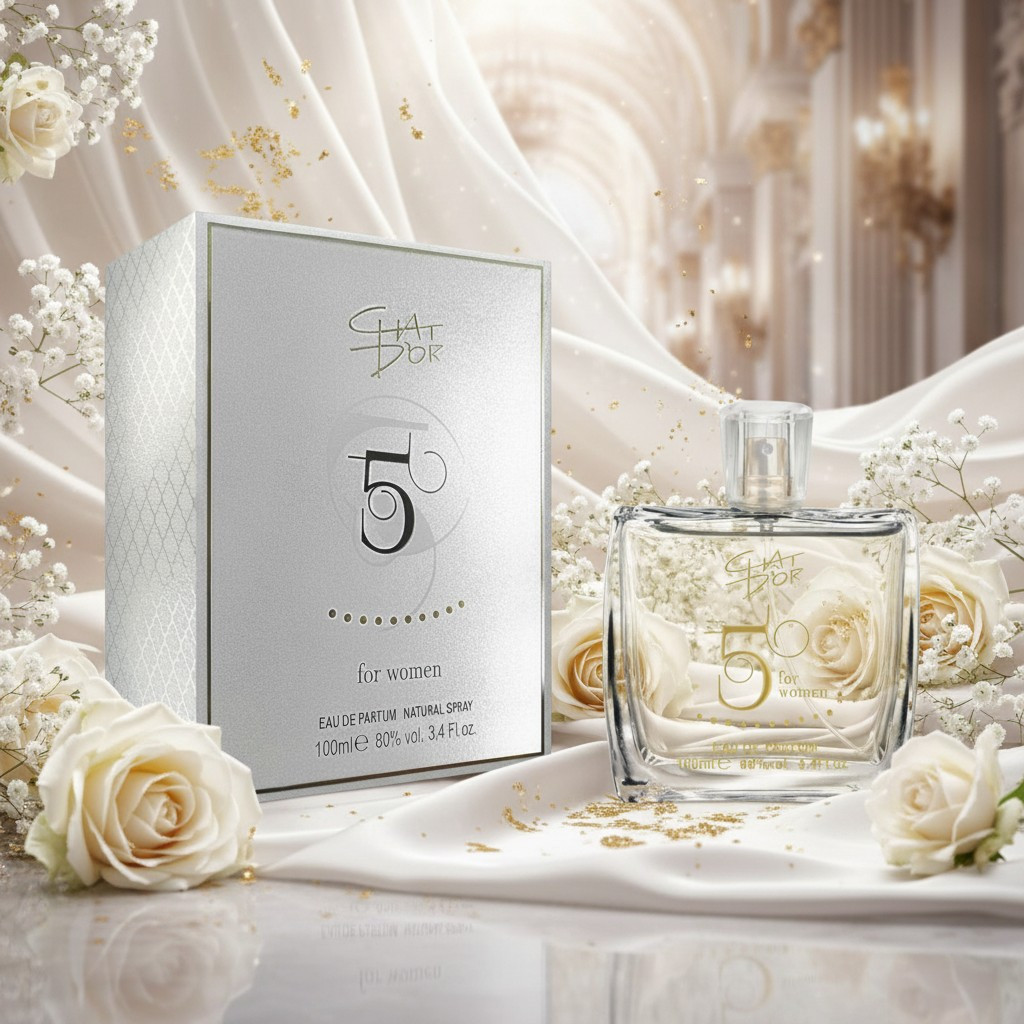 E-shop Eau De Parfum Chat für Damen 100 ml - Eleganter, femininer Duft, langanhaltender, süßer Blumenduft, ideales Parfüm für den täglichen oder