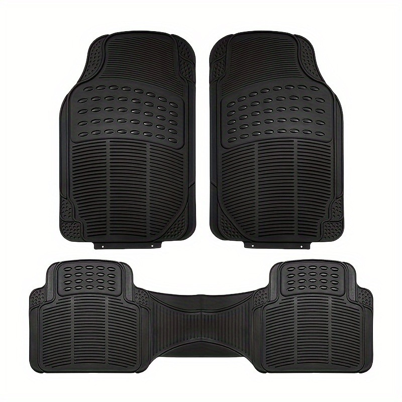 Image of Multifunctional Car Floor Mats - Durable Pvc Material, Easy To Clean, Vehicle Interior Upgrade, Sleek Car Accessory Easter Gift