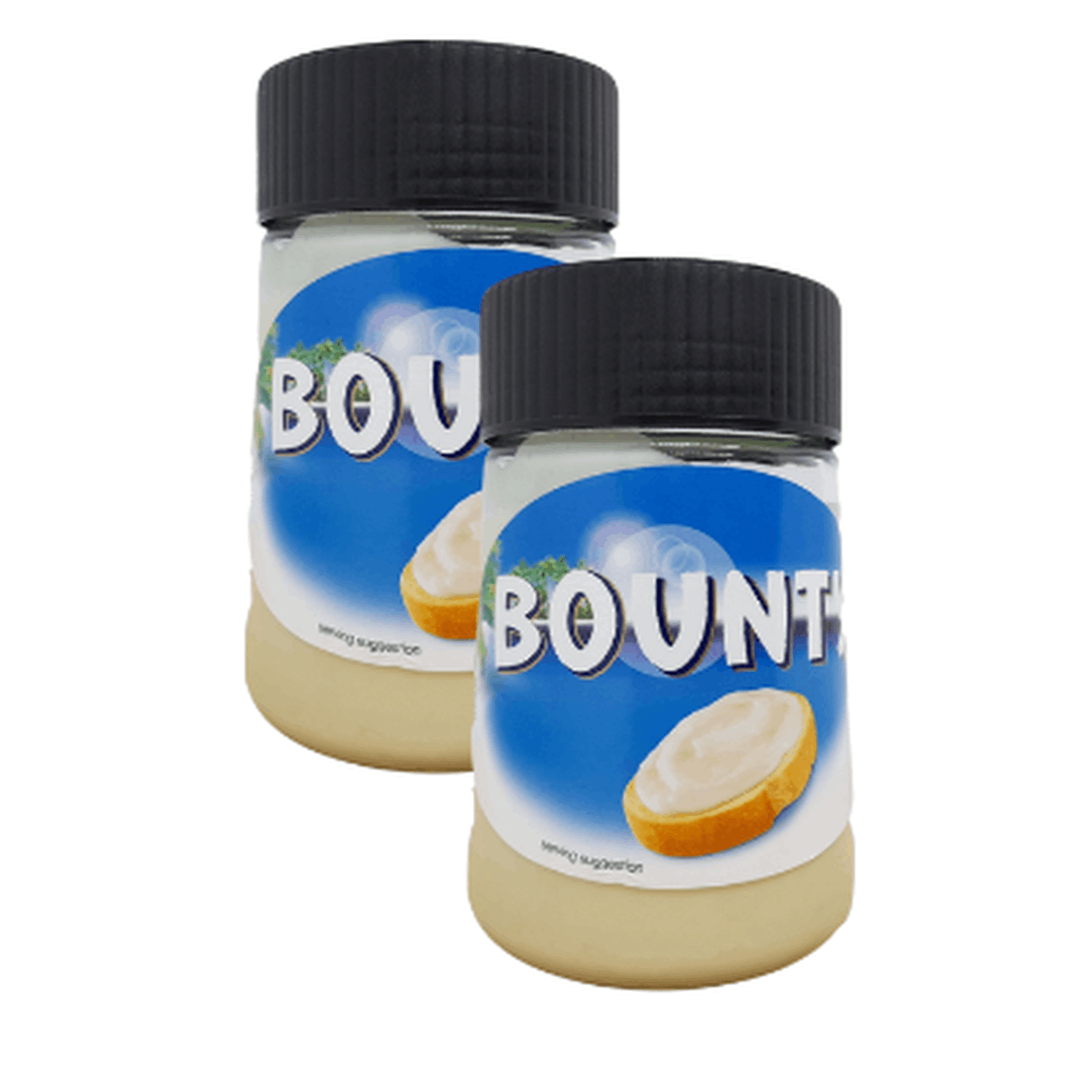 Image of Bounty Coconut Cream Spread With Coconut Flakes | Uk Import | 350 G | Creamy Coconut - Spread | Original Bounty Flavor