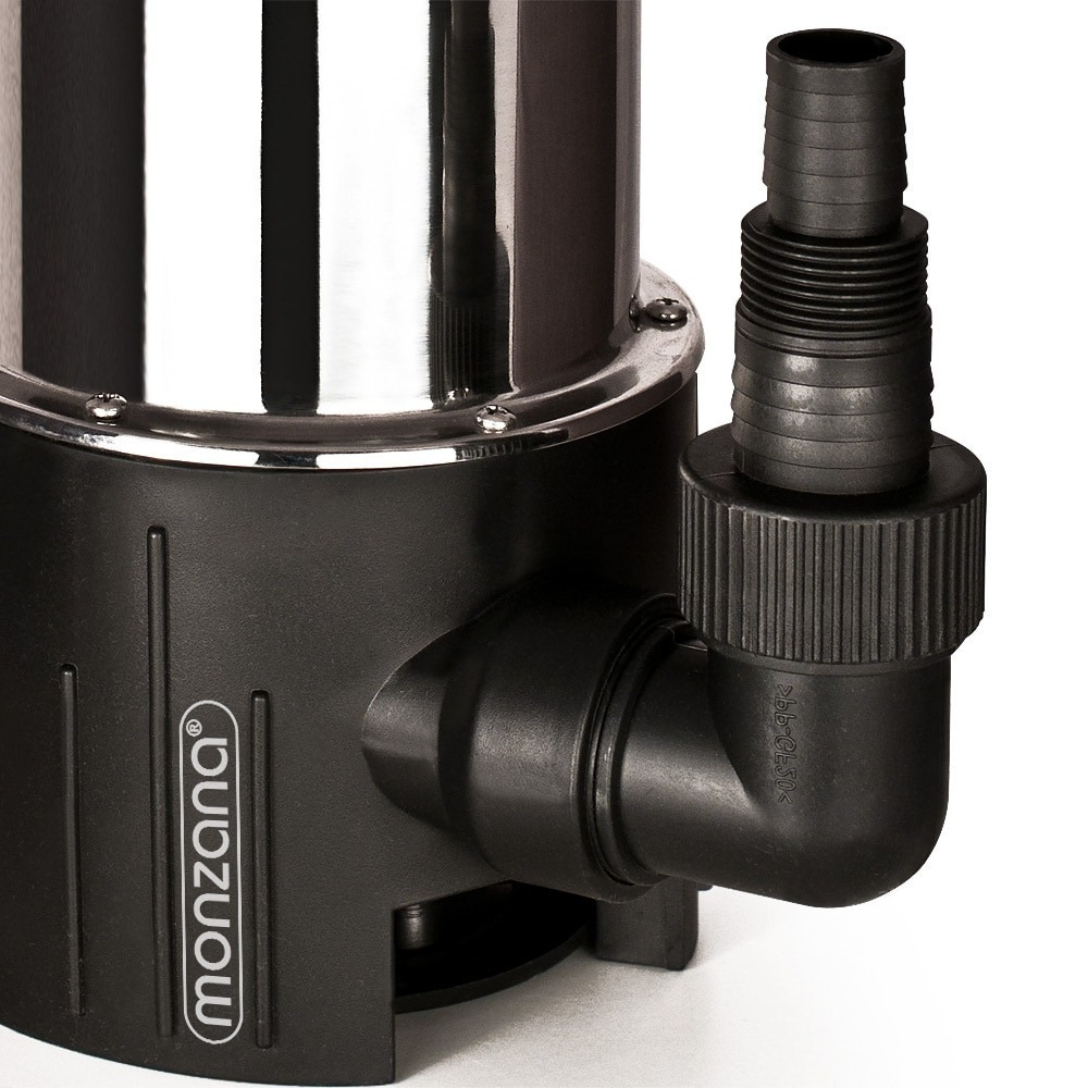 Monzana® Water Pump 11,/h 650w Multi-adapter Submersible Drainage Pump For Garden, Clean &