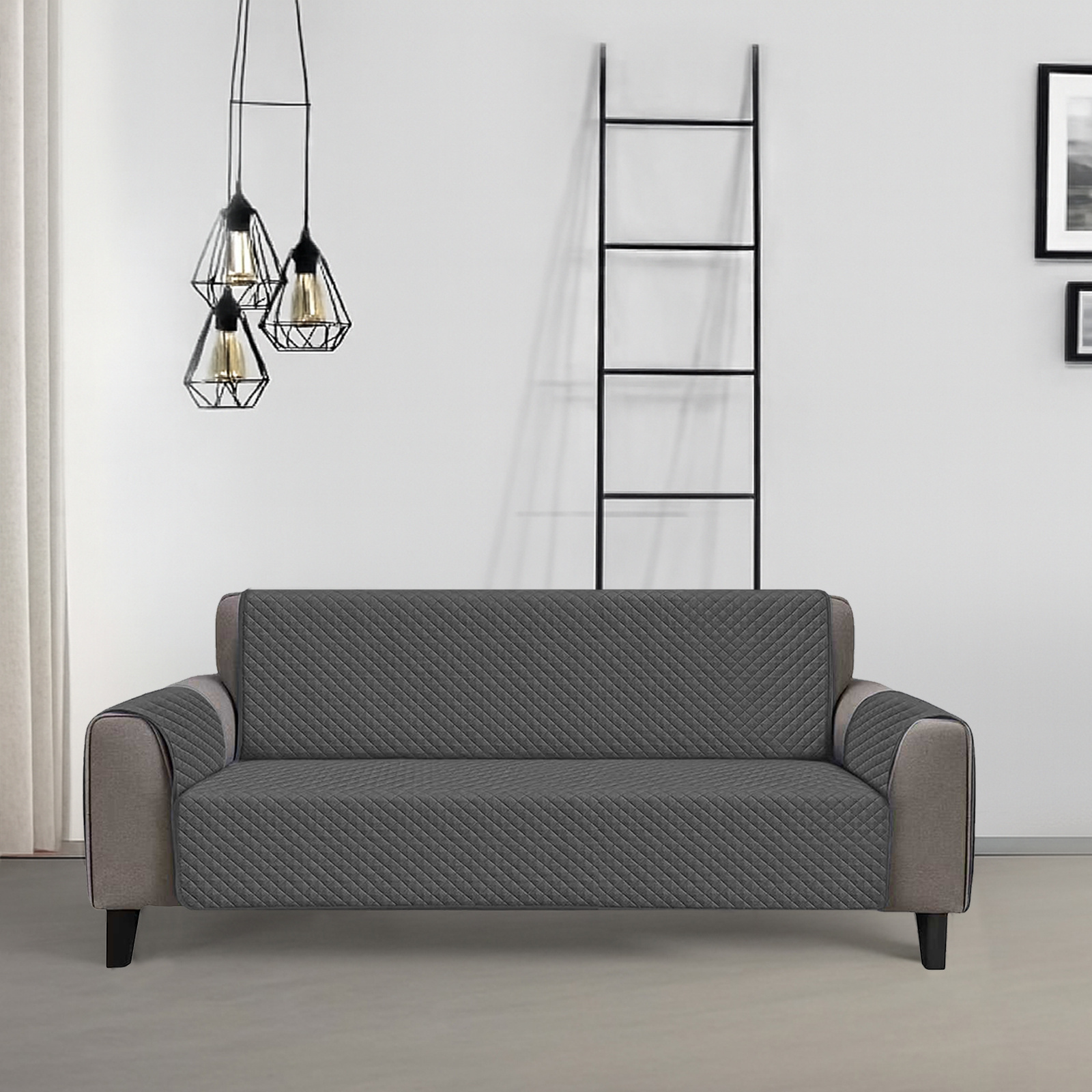 TEMU de sofá acolchada de diseño moderno, con banda elástica y ajuste , fácil de lavar, ideal para , dormitorio u oficina