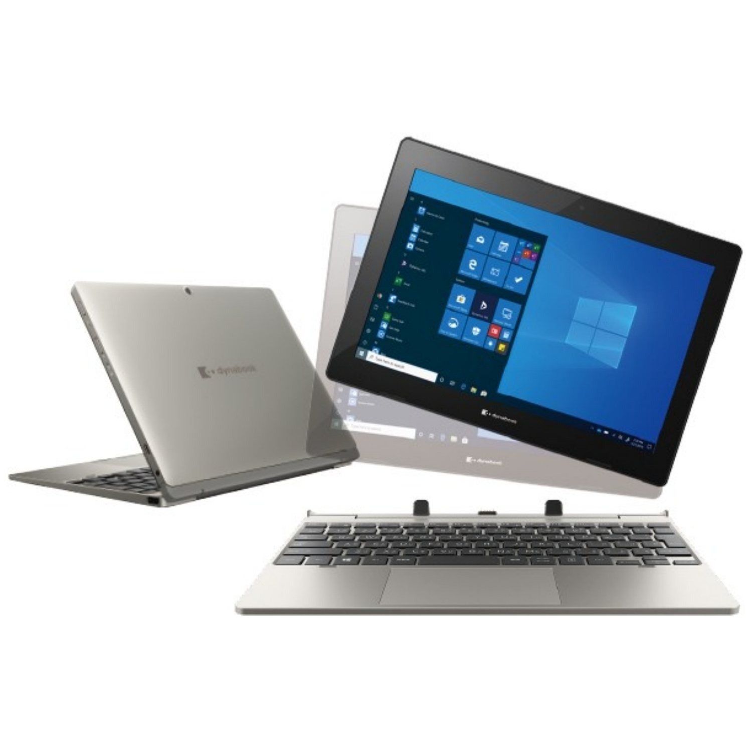 Image of Toshiba Dynabook K50 2-in-1 10.1" Touchscreen (1280x800), Celeron N4020, 4gb , 64gb Ssd, , Pro