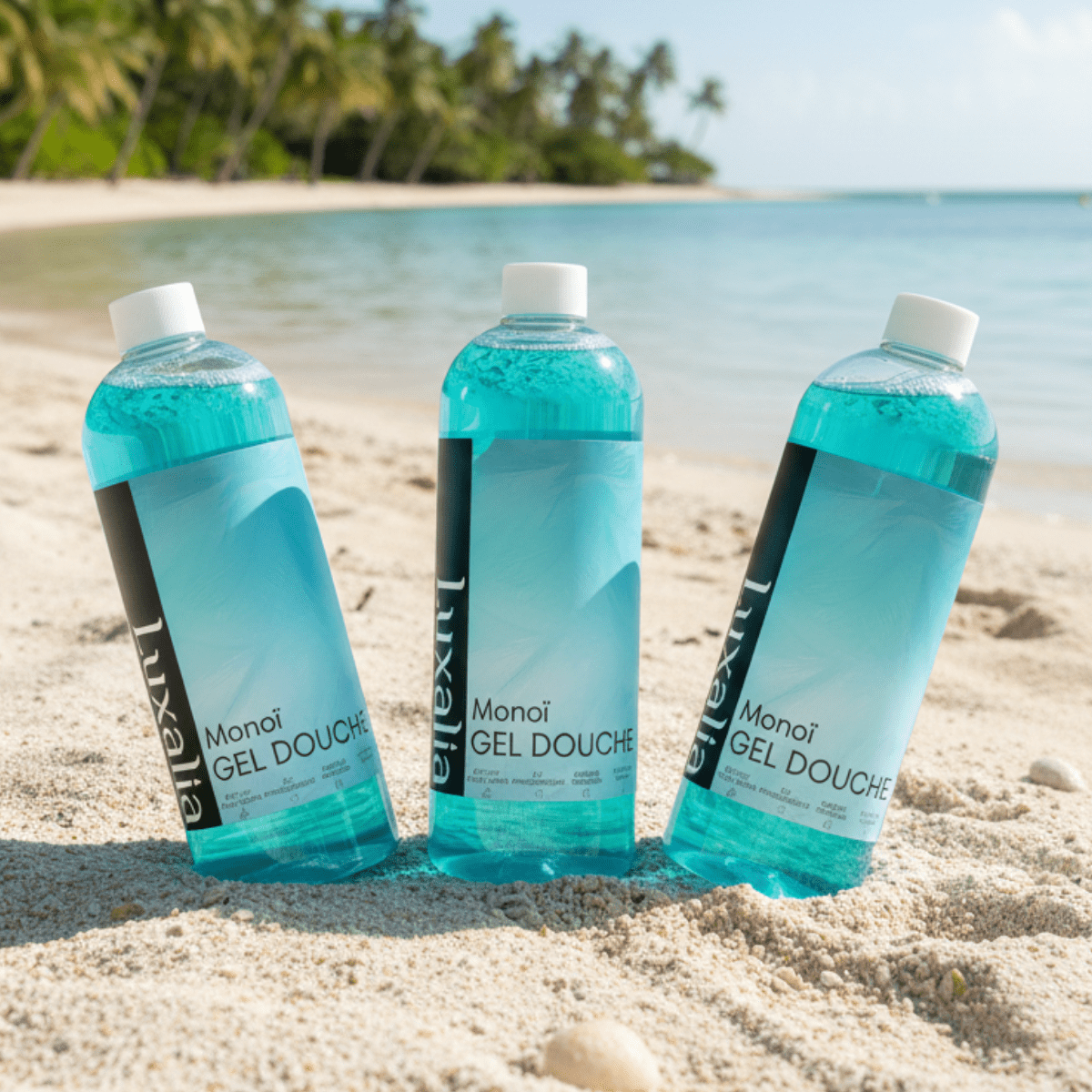 TEMU Gel Douche - Lot de 3 Bouteilles de Maxi Format - Parfumée / Hydratant / Ph Physiologique -
