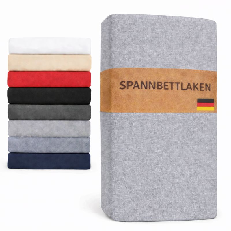 E-shop Mikrofaser Spannbettlaken mit Elastikband – Atmungsaktiv & Extra Weich, Pflegeleichtes Bettlaken für Matratzen 15–30 cm, Ganzjahreskomfort