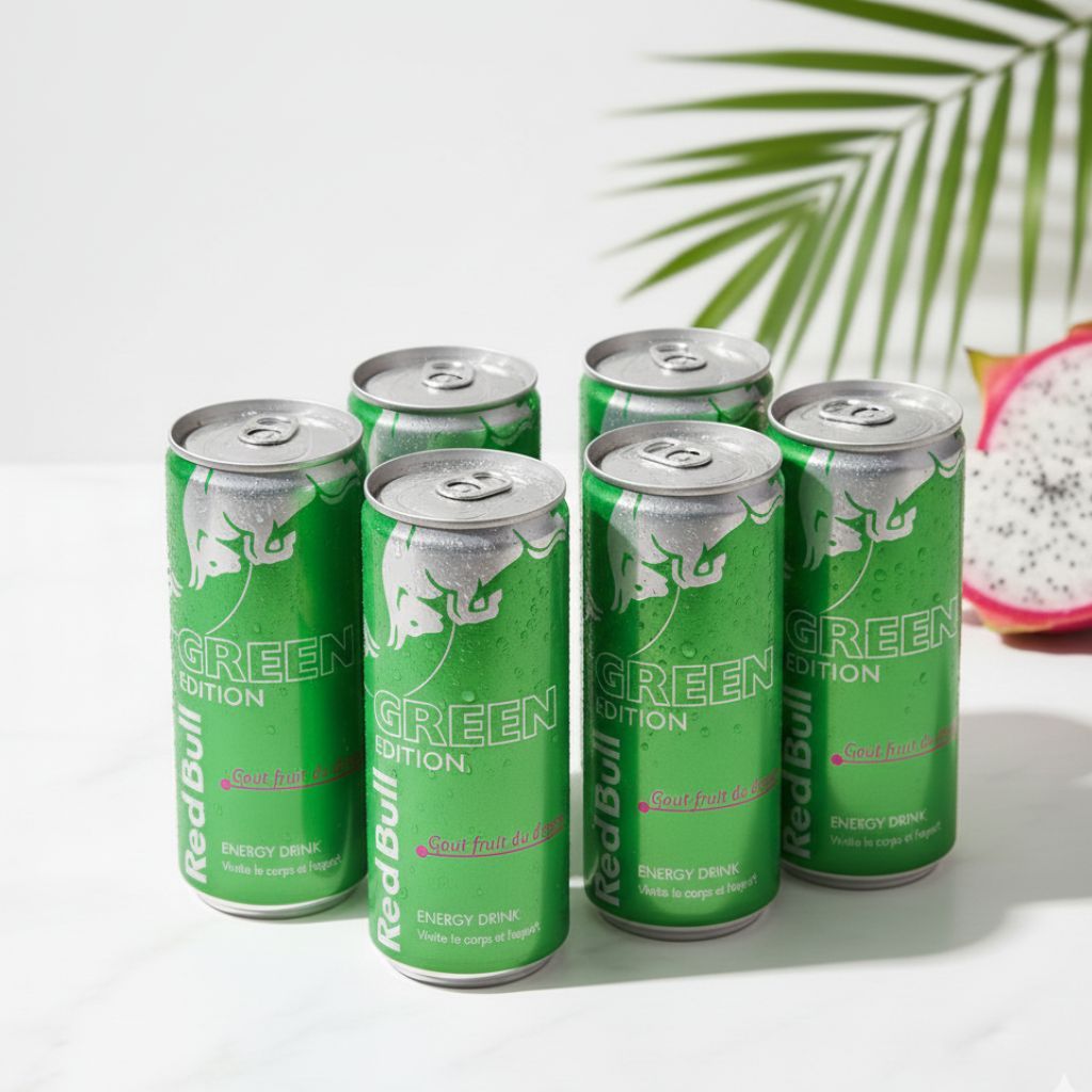 Image of Red Bull "green Edition" Dragon Fruit Flavor - Pack Of 6