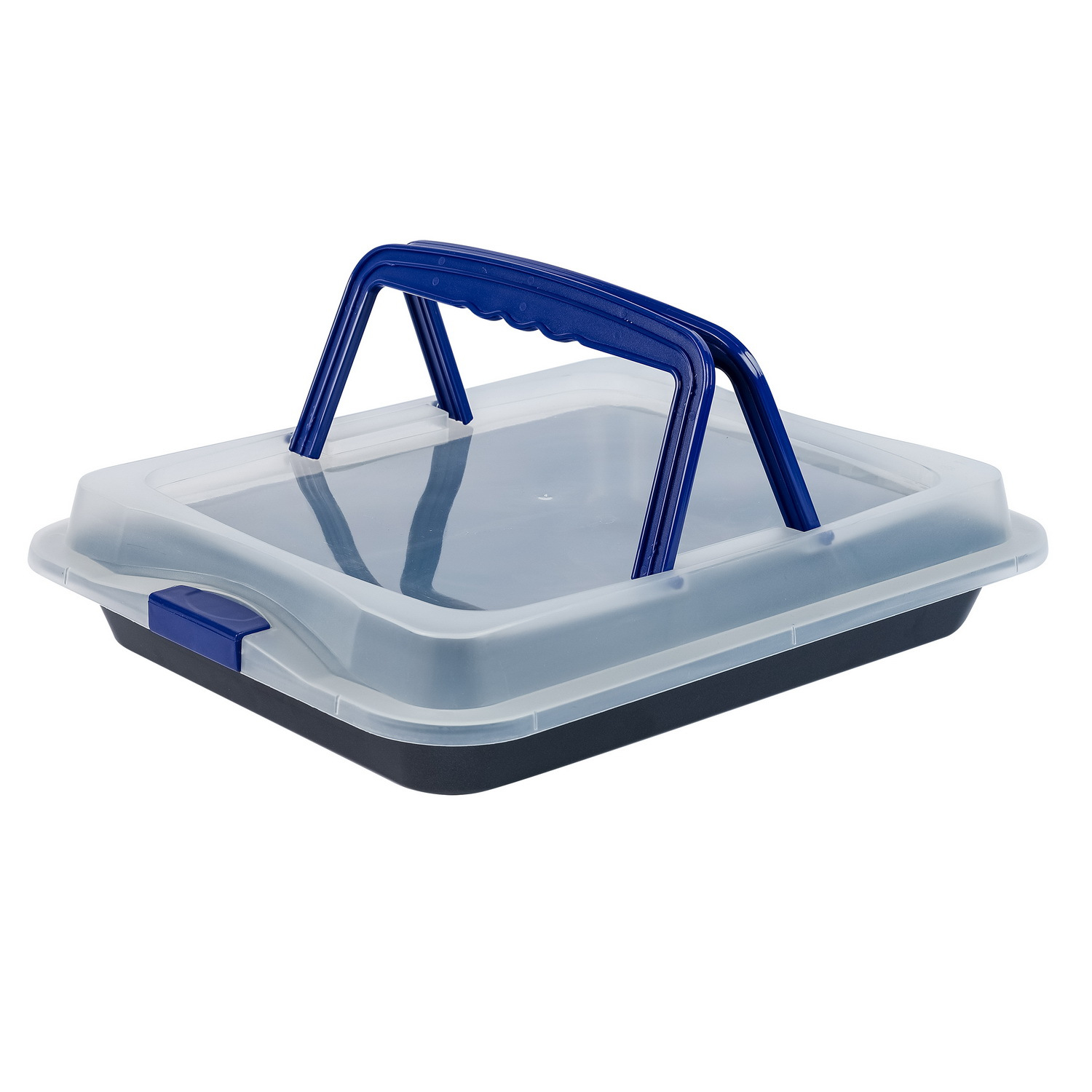 Cake Tin With Lid 42 X 29 X 6 Cm Baking Sheet Cake Tin With Transport Lid Baking Tin Cookie Sheet Cake Baking Tin Oven Dish Oven Tray With Transport Hood