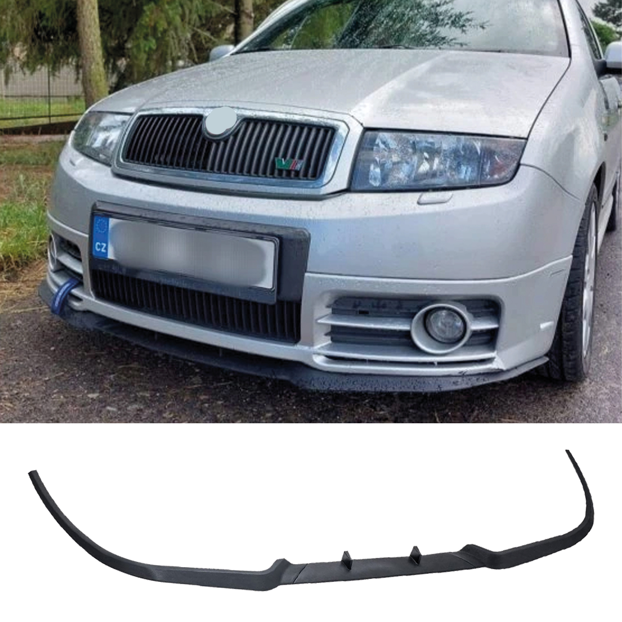 Image of Front Bumper Lip For Mk1 Octavia C-type R Model All Cars Diffuser Euro Spoiler Lip Universal Tuning Body Kit Body Part