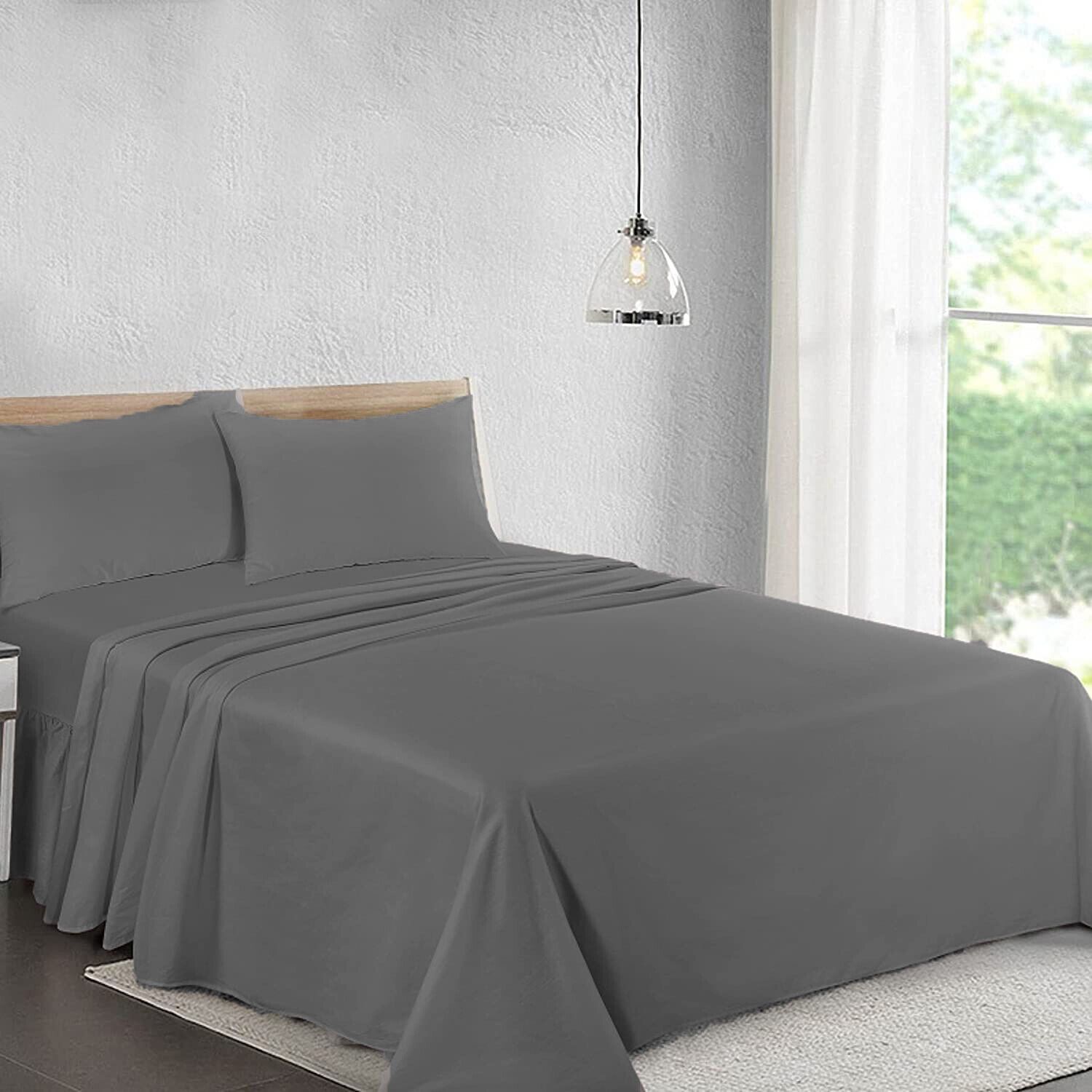 TEMU 100% Flat Sheet Quality Flat Sheet Luxury – Soft & Breathable, – Bed Linen With Bed Sheet Breathable & Cooling Bedding Washable 1pc Elegant