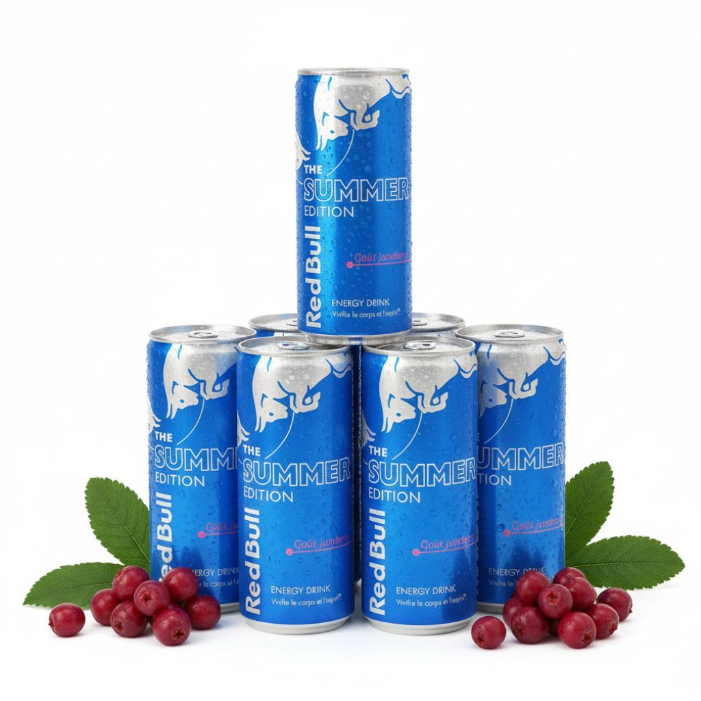Image of Red Bull "sea Blue Edition" Juneberry Flavor - 6-pack