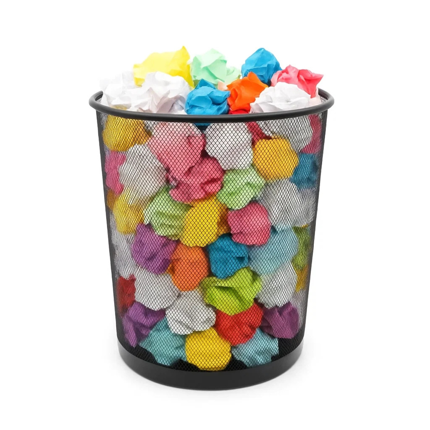 E-shop Papierkorb Mülleimer Draht Papiermülleimer 20 Liter Papierkorb Büro Papierkorb Metall Büro Mülleimer Papierkorb schwarz Papierkorb Kinderzimmer