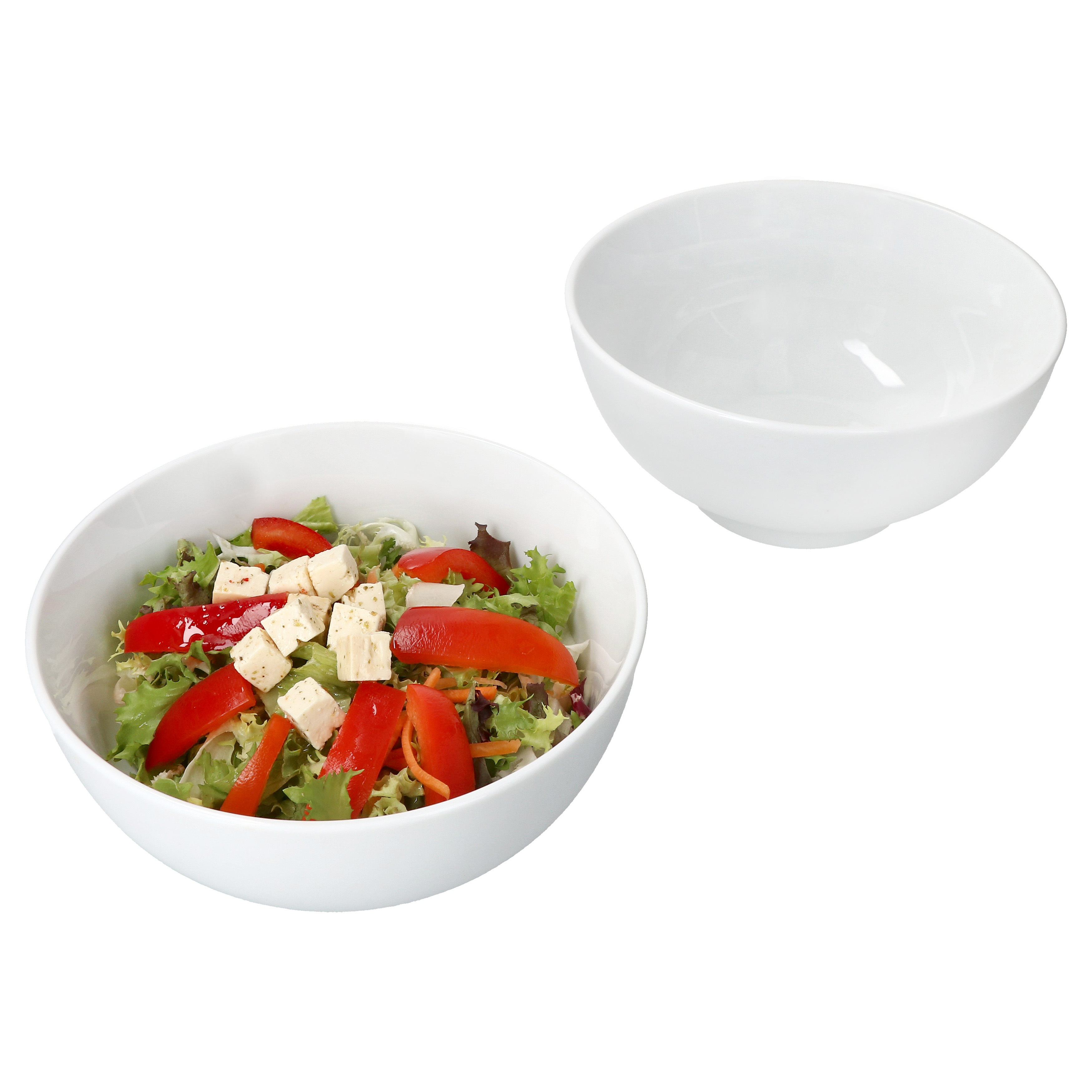 Image of Salad Bowls 660 Ml Porcelain Bowl Salad Dessert