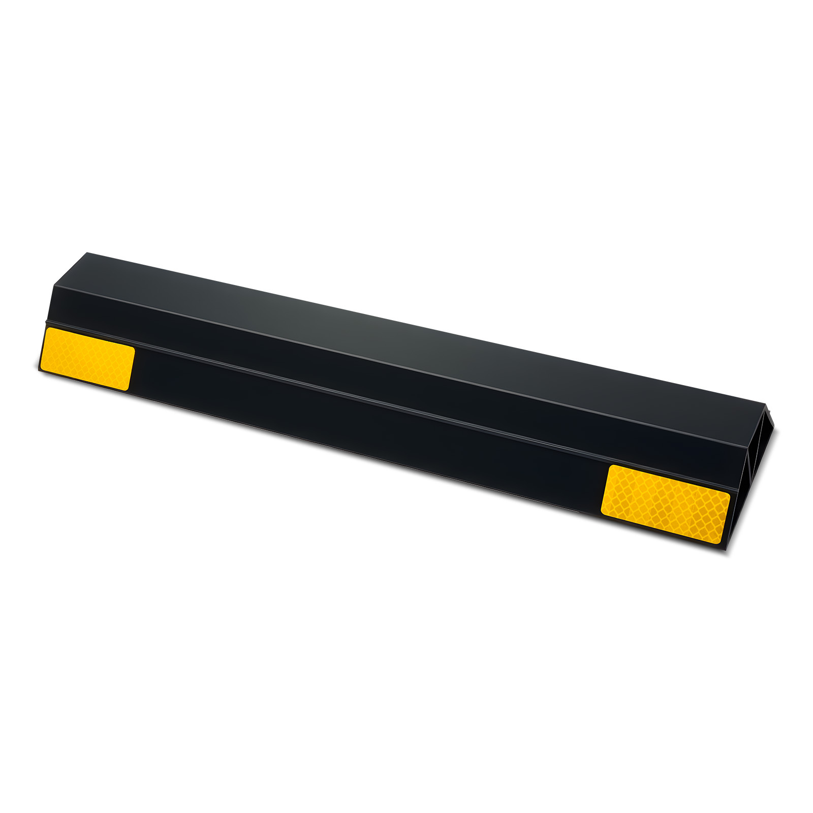 Image of Vevor Parking Stopper, 406 Mm 2 Pcs Aid For Garage, Pp Curb Garage Floor Stopper With Reflective Strips, Vehicles Gadgets For Cars Trucks Tire Block Stops Bumpers