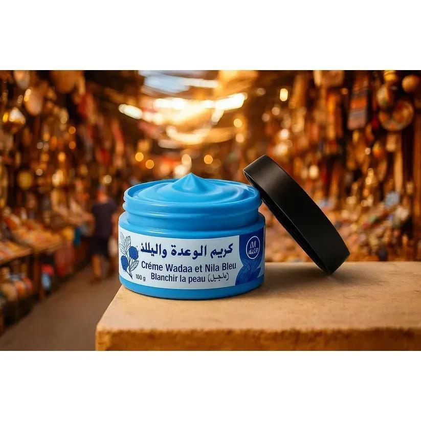 TEMU Crème Bleu Naturelle – Traditionnel Peau – Texture Douce à Base de Bleu 100g
