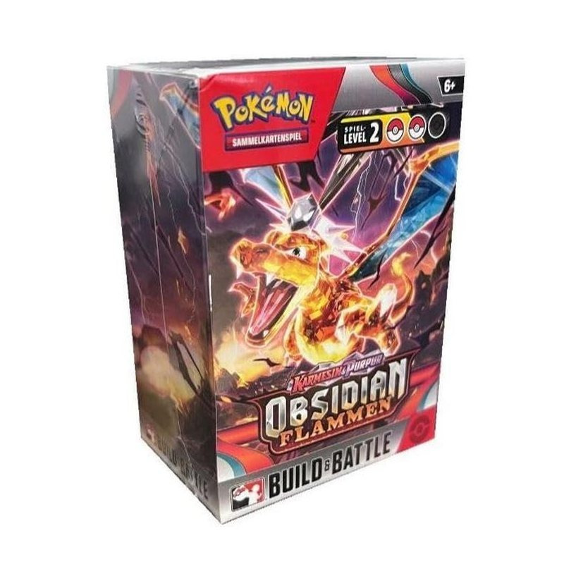 Obsidian Flame Pokémon Booster Build & Bundle German