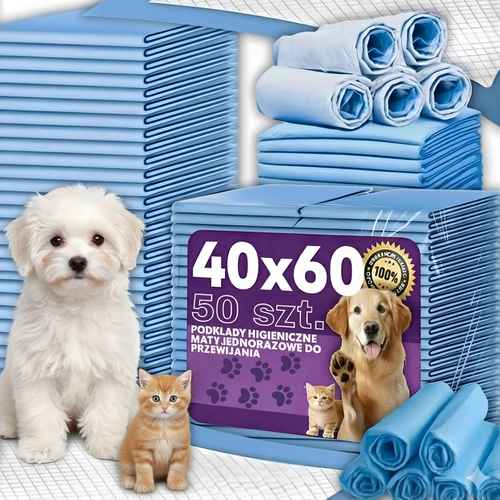 50pcs of hygienic size 40x60 ideal for diaper changing elderly care and pet care absorbent high absorbency 5 layer protection soft tight safe and comfortable disposable mats for daily use at home and on the go