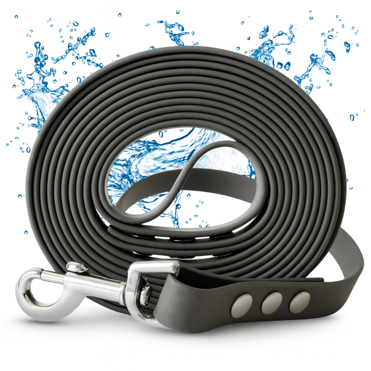 Image of Waterproof Leash For Small / Large Dogs 2 / 3 Meters / 5 / 10 / 15 / 20 Meters Strong Long / Short Gray For Training Durable For Large, Medium And Small Dogs, Easy To .