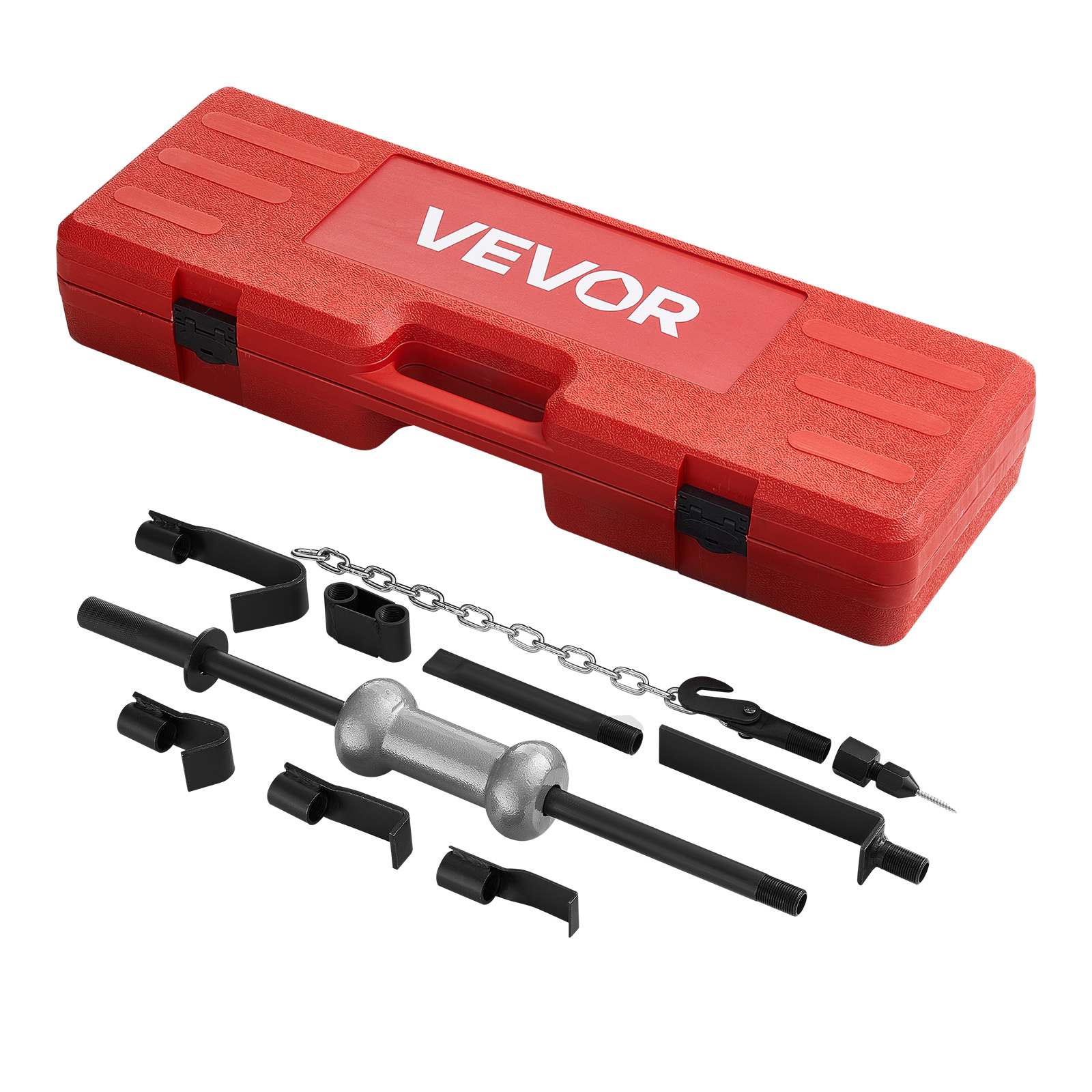 TEMU Kit de extractor de abolladuras , kit de deslizante 13 en 1 para eliminar abolladuras, herramienta de reparación de carrocería de camiones de
