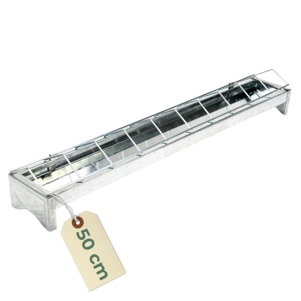 E-shop Futtertrog Metall Küken Futterautomat Hühner Zubehör Kükenfutter Automat Futterspender Küken Loch Hühner Futtertrog Lochgitter 30 50 cm