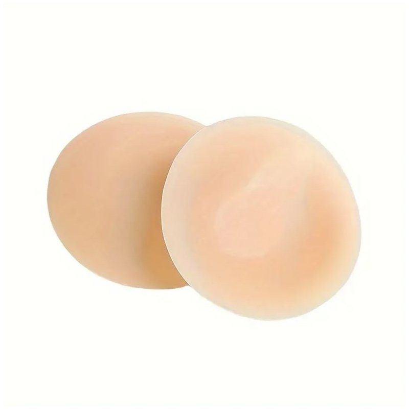 1/2/3/4/5 Pairs Of Premium Silicone Covers - Reusable Adhesive Breast Pads, For Occasional Clothes And Braless Outfits, Waterproof And Skin-friendly