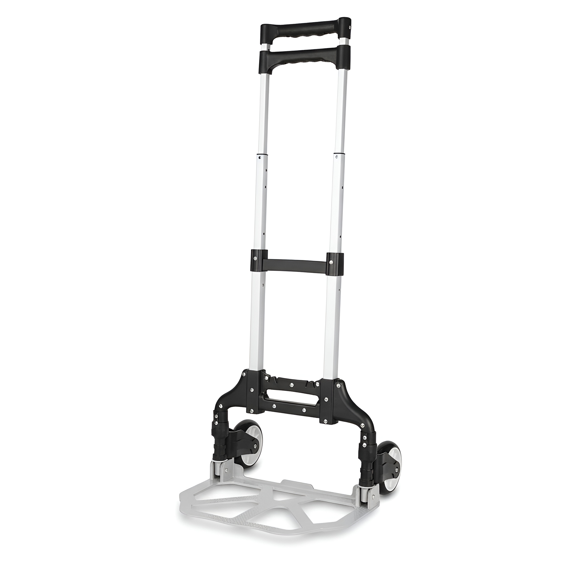 TEMU Plegable de Home | Carro de Transporte Compacto de Aluminio con Ruedas de Goma | Mango Telescópico Ajustable a 3 | de Sujeción | y Resistente