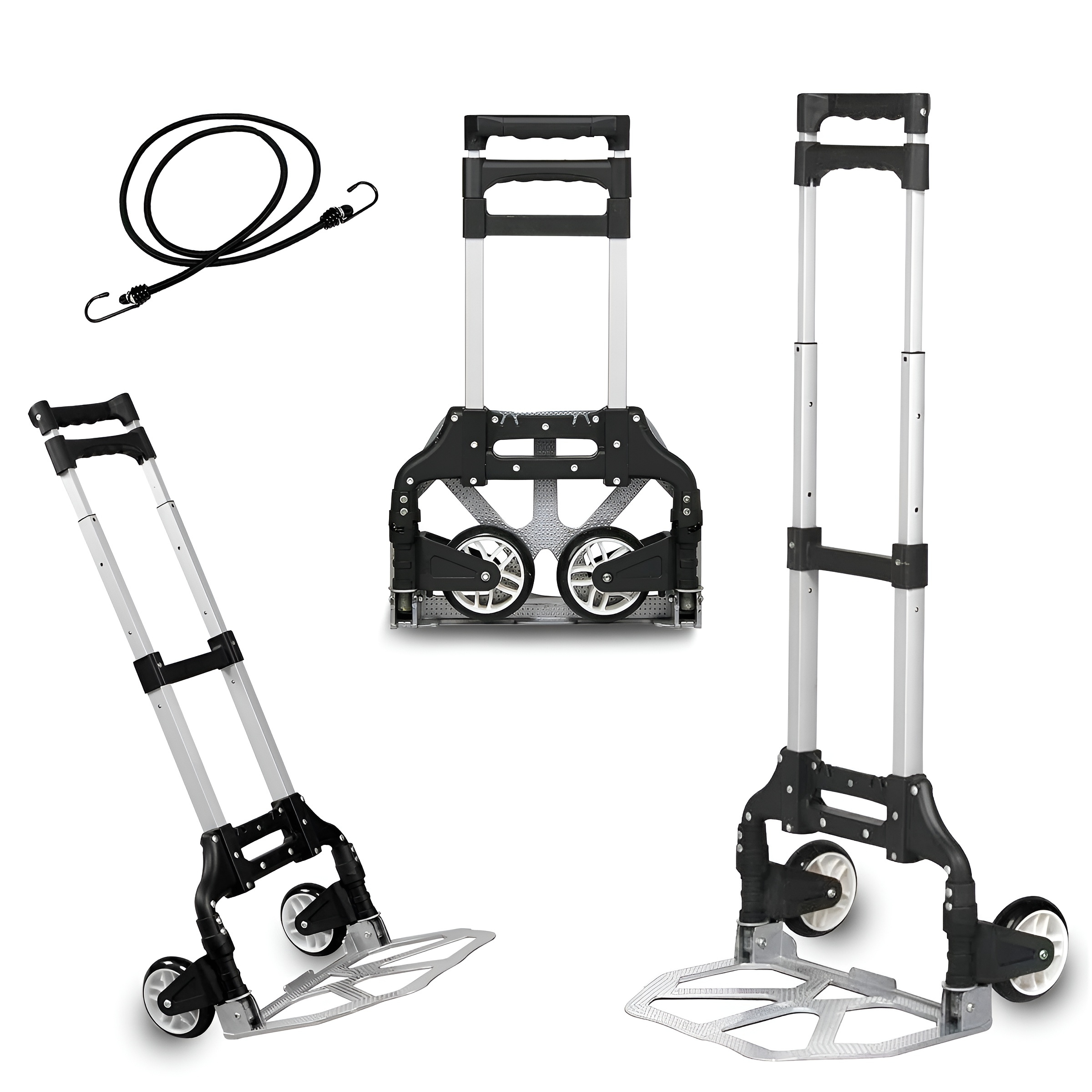 Carretilla Plegable de Mano Nyana Home | Carro de Transporte Compacto de Aluminio con R...