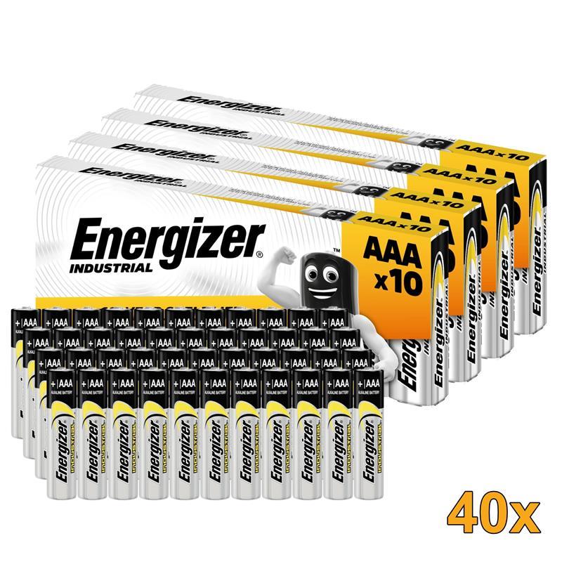 TEMU 40x Industrial Aaa Alkaline Batteries 1.5v Long Lasting Batteries Mn2400 Lr03 R03 Am4 – Bulk Pack For Home, Office & Professional Use