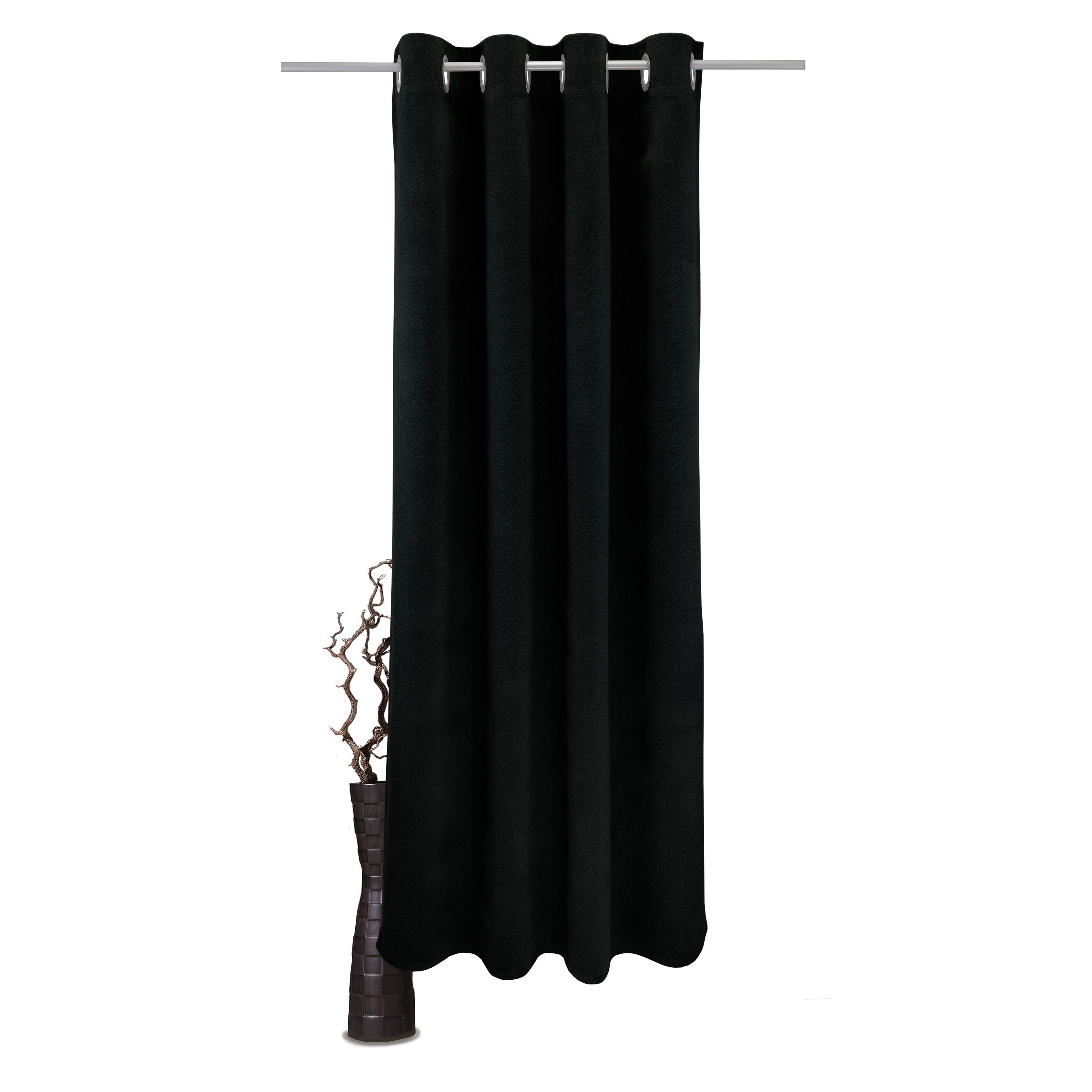 2-pack Blackout Thermal Insulation Curtains, 415 G/m² – Alea Blackout Curtains With Grommets, 100% Polyester, Thermal Curtains, Energy , For Bedroom, Kids' Room