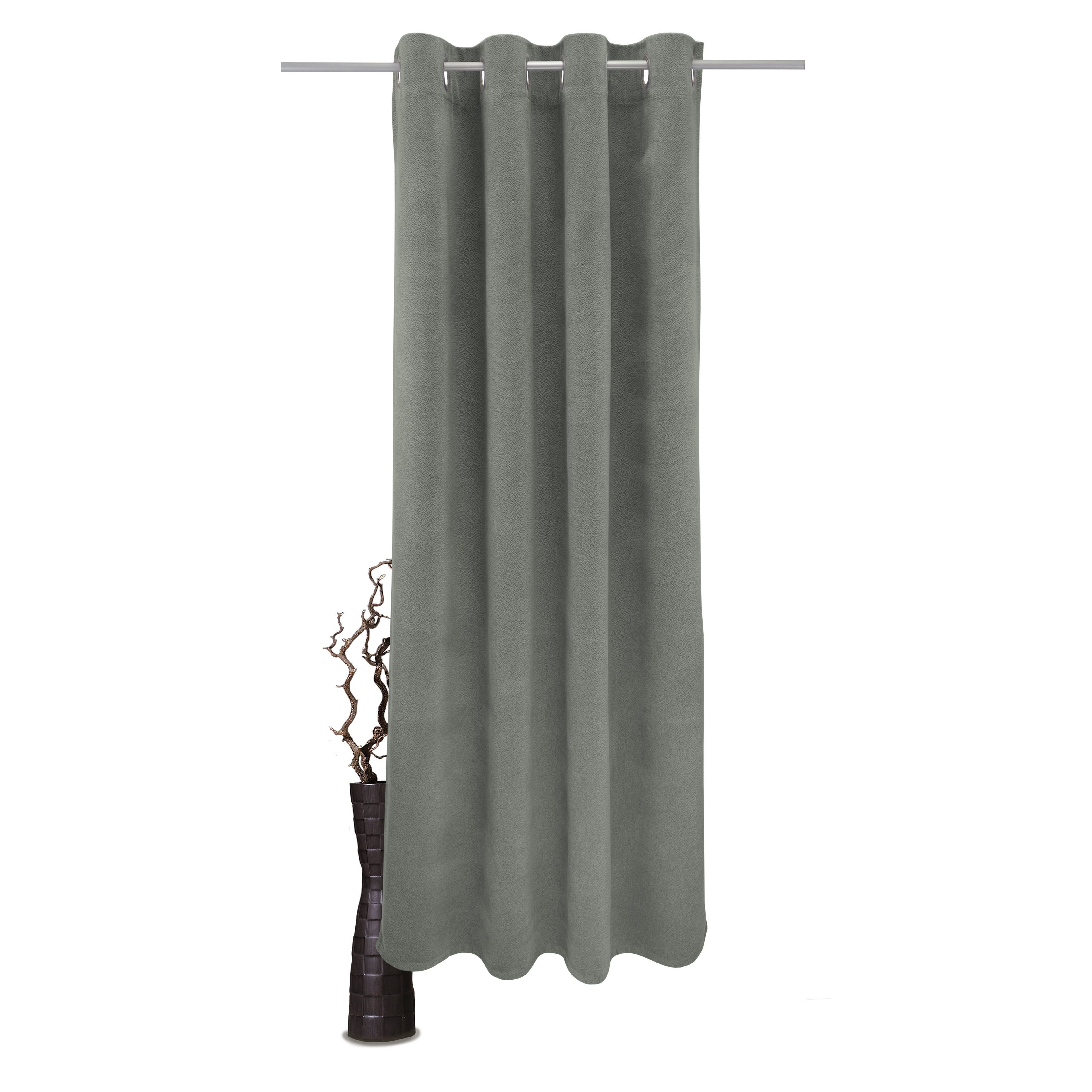 Image of 2-pack Blackout Thermal Insulation Curtains, 415 G/m² – Alea Blackout Curtains With Grommets, 100% Polyester, Thermal Curtains, Energy , For Bedroom, Kids' Room