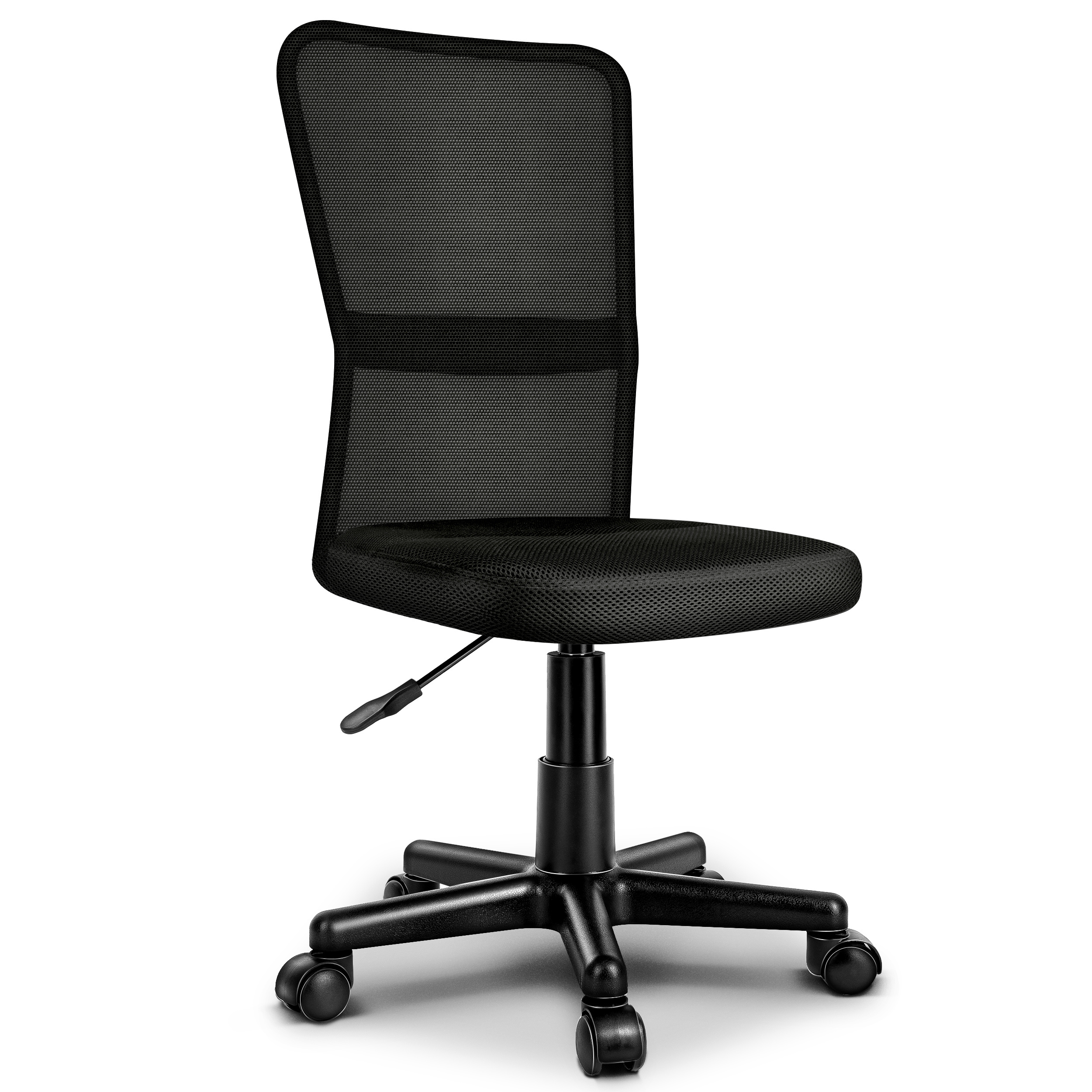 E-shop TRESKO® Bürostuhl höhenverstellbar | Drehstuhl aus atmungsaktivem Mesh | Schreibtischstuhl mit Kunststoff-Leichtlaufrollen, gepolsterte