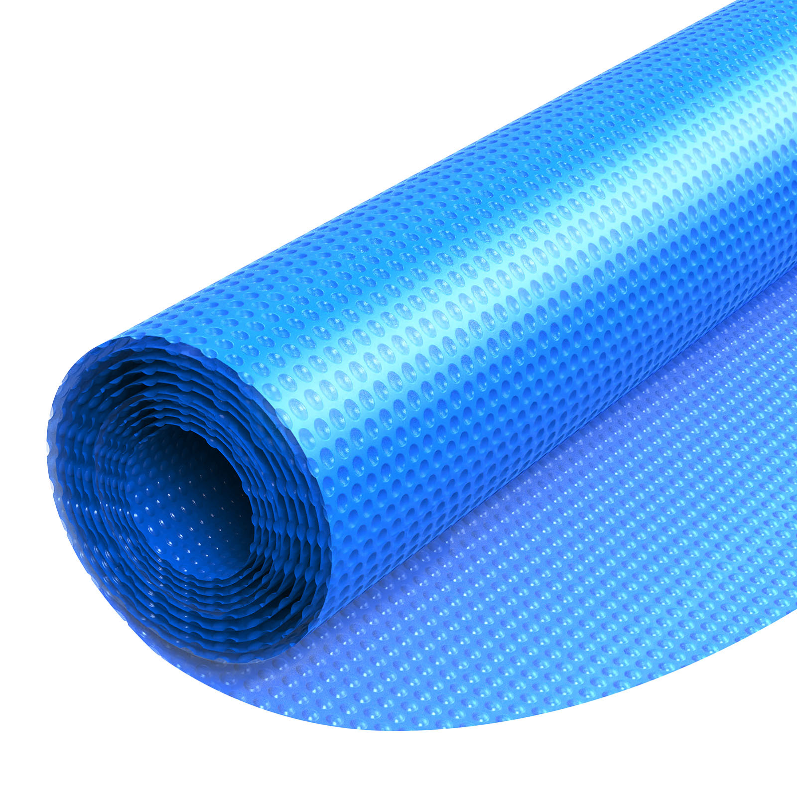 Image of Vevor Solar Pool Cover, 5.49m Round Pool Bubble Cover, 12 Mil Pools Solar Blanket With Bubble & Pe Material, Daytime Heat Absorption, Nighttime Heat , Heat Retaining Solars Covers, Blue