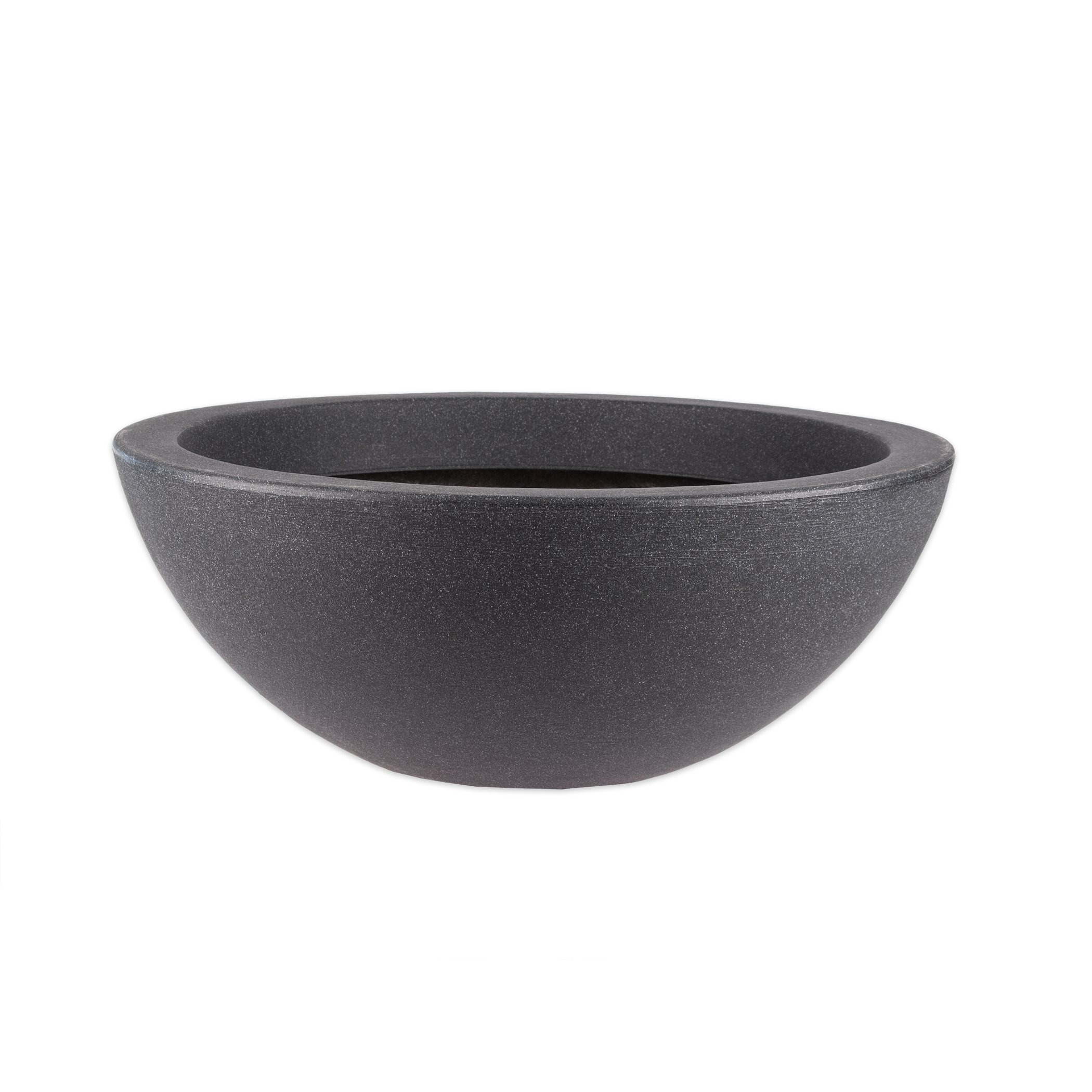Image of Bigdean Xxl Plant Tray Water Tray Ø 52 Cm Height . 19 Cm - Fountain Tray For Mini Pond - Sturdy Plastic - Stone Look - Drainage - Grave Tray