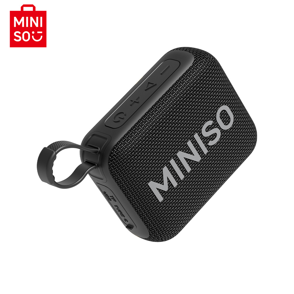 Image of Miniso New Mini Portable Wireless Outdoor Speaker, Sweet Speaker Music Player, Long , Quality, Colors From, Stylish Wireless Desktop Speaker For Outdoor Party, Perfect For Birthday Gifts.