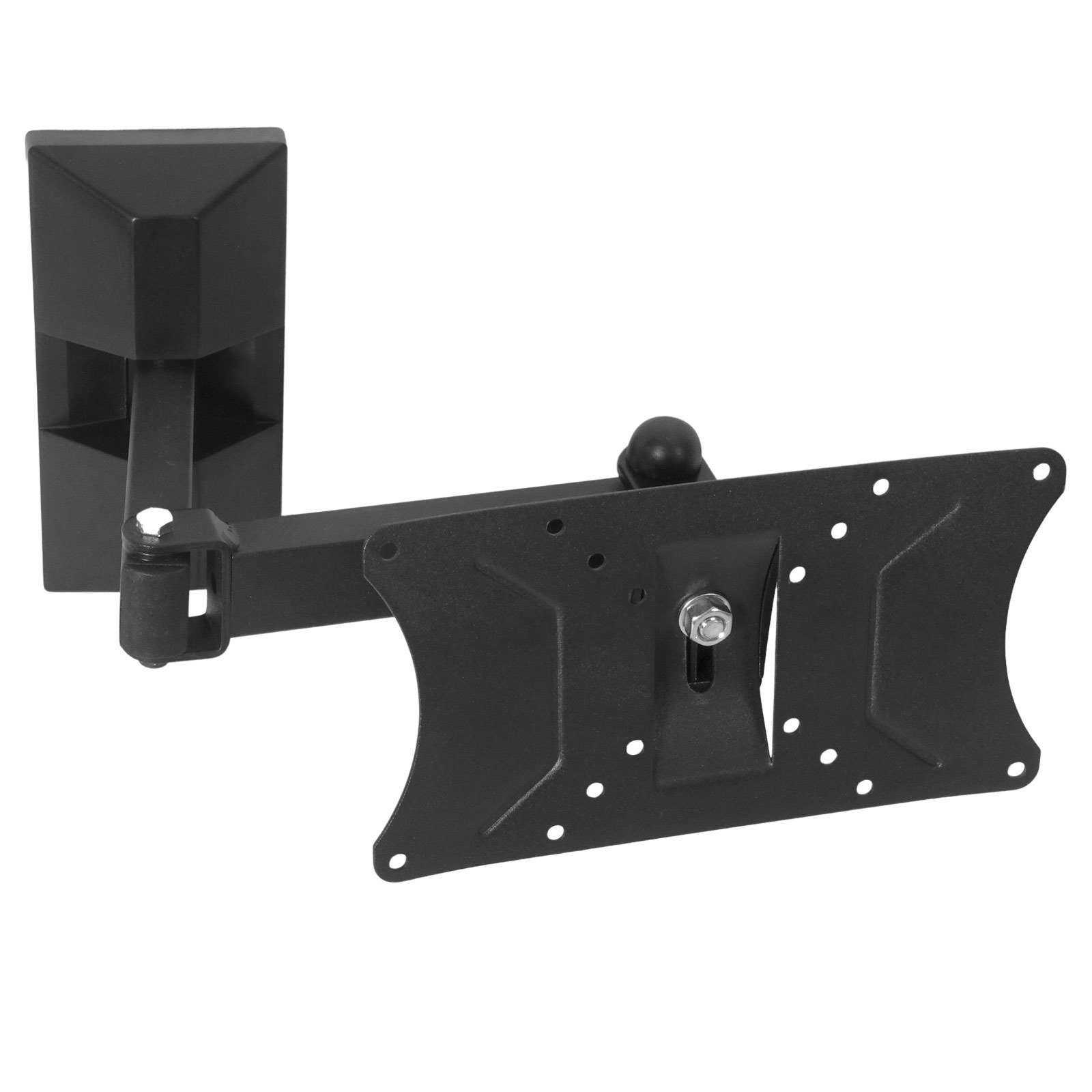 Image of Fully Movable Tv Wall Mount With Telescopic Arm, Tilt And Swivel Function - High-load, Space- Mount For 10-32 Inch Tvs/monitors (max. 32 Inch), Vesa 75-100 Mm, Compatible With Lcd Led Oled In Office.