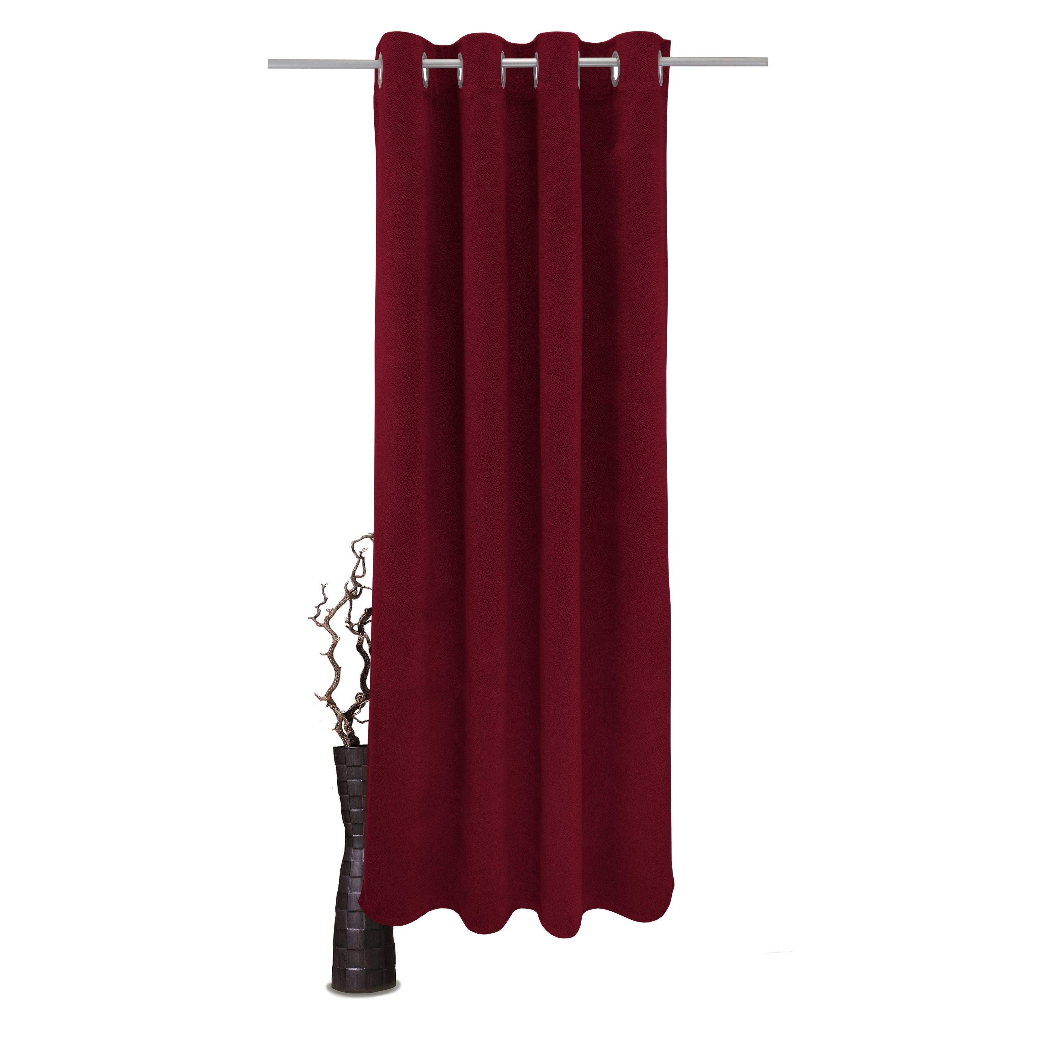 Image of 2-pack Blackout Thermal Insulation Curtains, 415 G/m² – Alea Blackout Curtains With Grommets, 100% Polyester, Thermal Curtains, Energy Saving, For Bedroom, Kids' Room