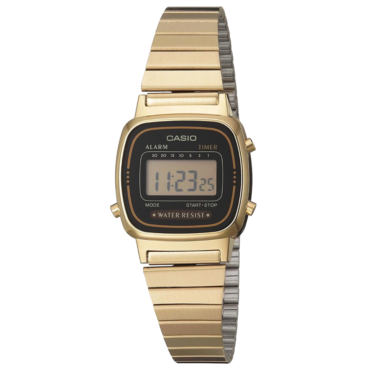 TEMU Casio Vintage Mujer LA670WGA-1 Reloj de Pulsera Digital para Mujer. Color Dorado