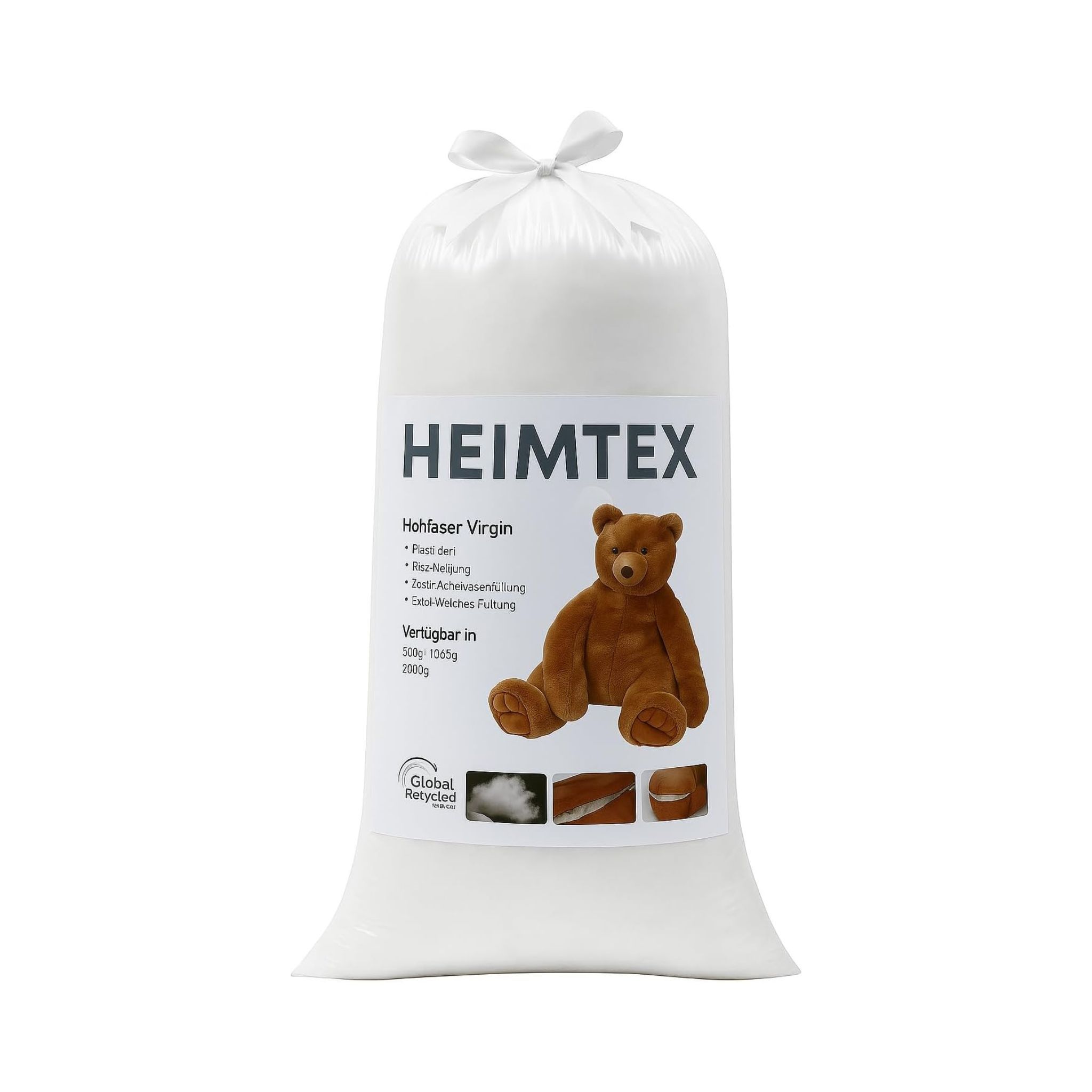 E-shop Hohlfaser, Füllwatte- 100% Frischfasermaterial TEX Standard