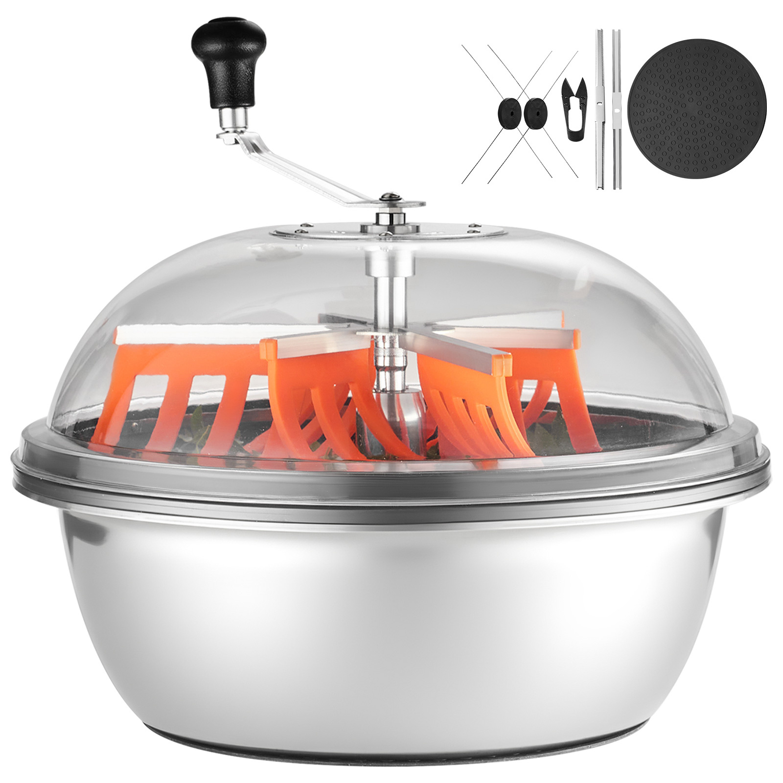 E-shop VEVOR Bud Leaf Bowl Trimmer, 490 mm manueller Bud Trimmer, mit Edelstahlklingen, visuelles Schneiden, Nass- & Trockenschnitt Hydroponik