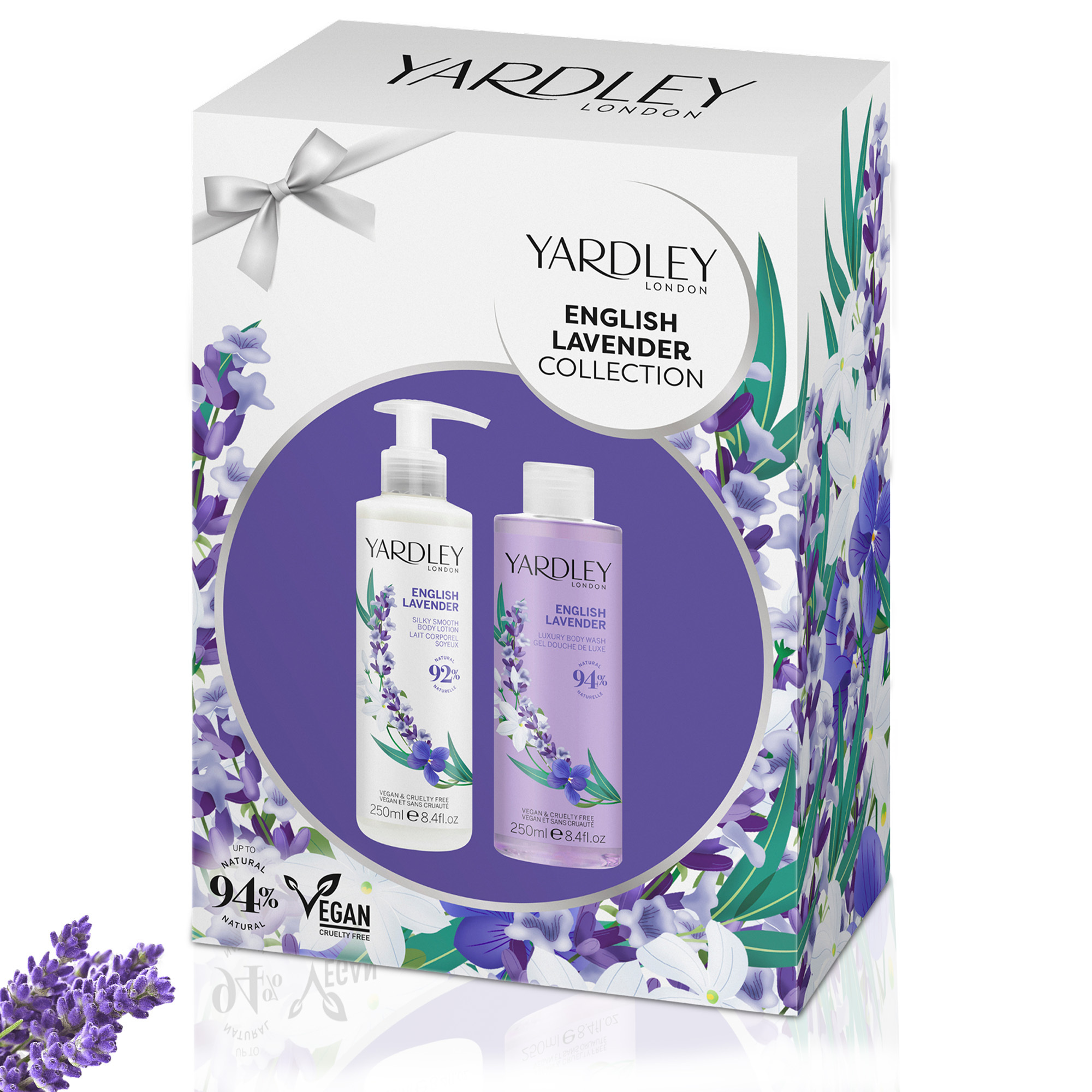 TEMU Body Wash & Lotion Collection - & British Floral Scent, Moisturising Body Wash & Lotion Set, Delicate Care Gift For Women