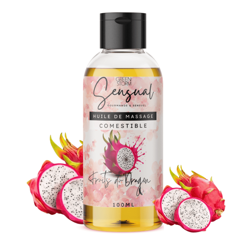 TEMU Huile de Massage Comestible - 100ml