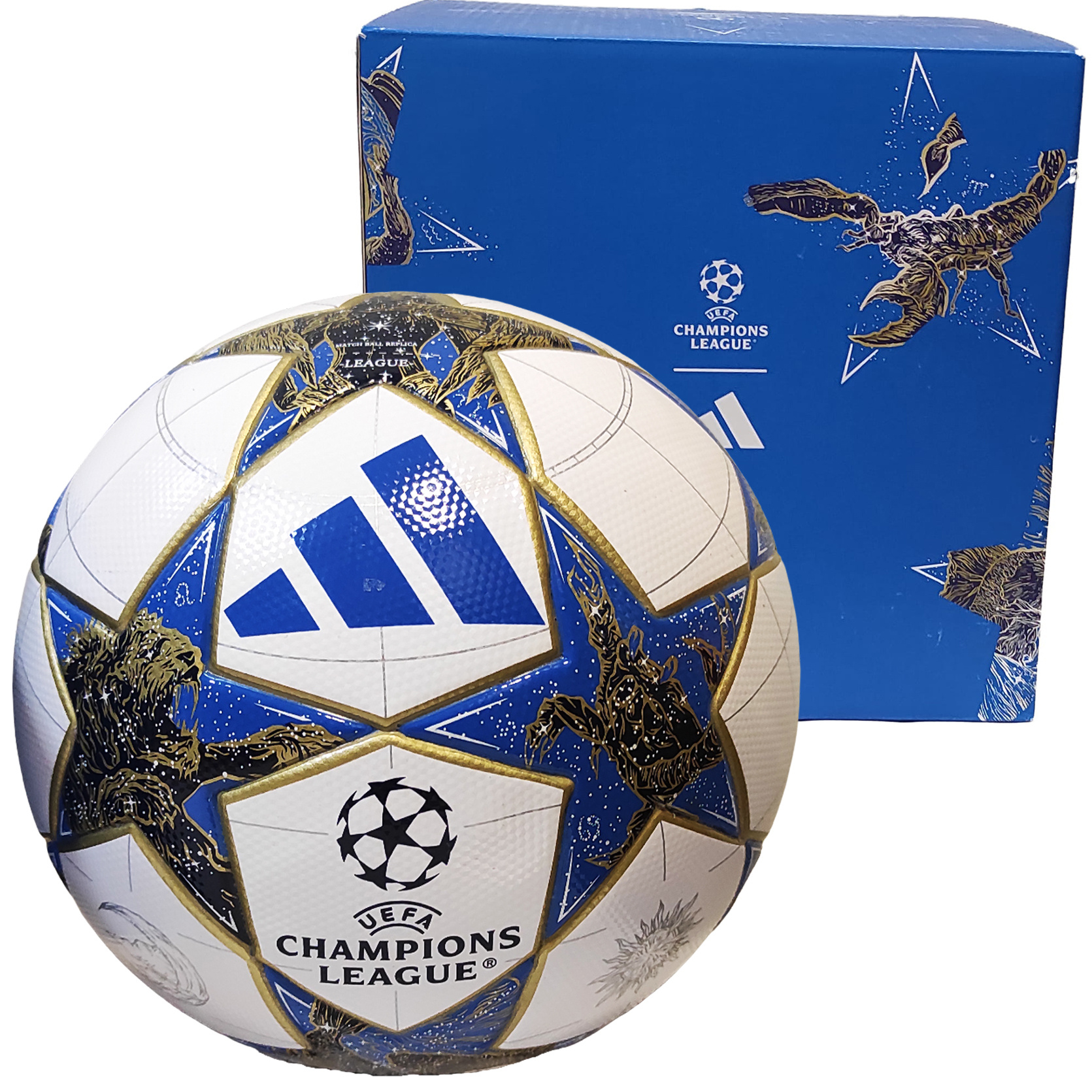 Adidas UEFA Champions League UCL 25/26 voetbalwedstrijdbal voor training en spel, JP1548
