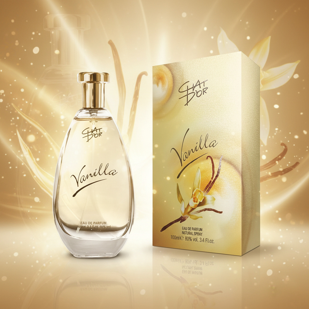 E-shop Vanilla Chat Eau De Parfum 100 ml - Premium Duft für Frauen mit süßen Vanille-Noten und floralen und orientalischen , warmem, umfassendem und